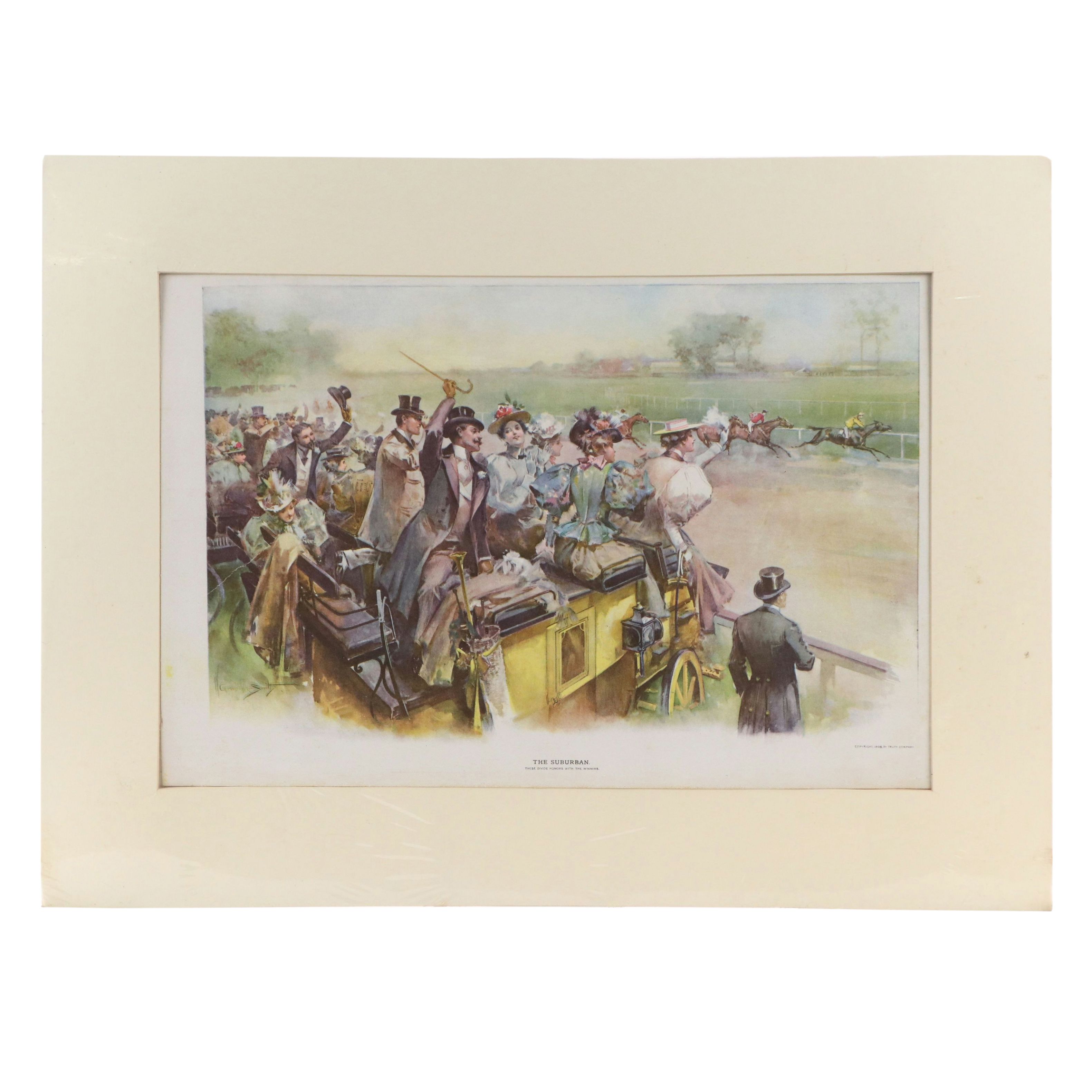 After Walter Granville-Smith "Love's Idleness" and More Relief Halftone Prints