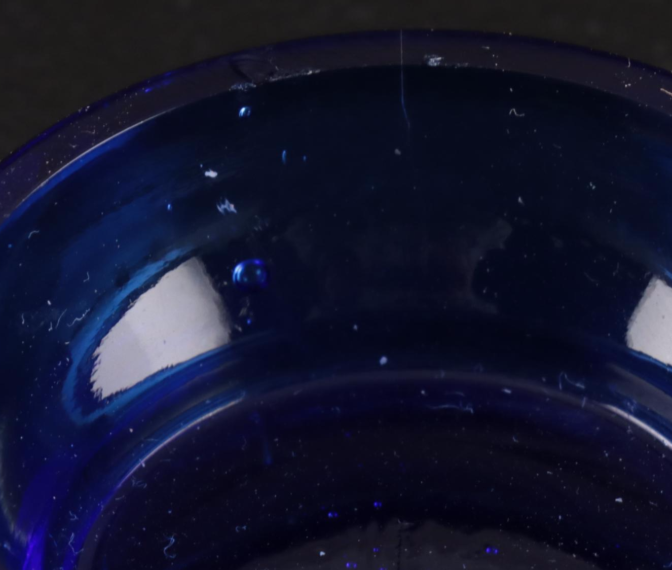 Webster Sterling Silver and Glass Salt Cellars with Salt Spoons