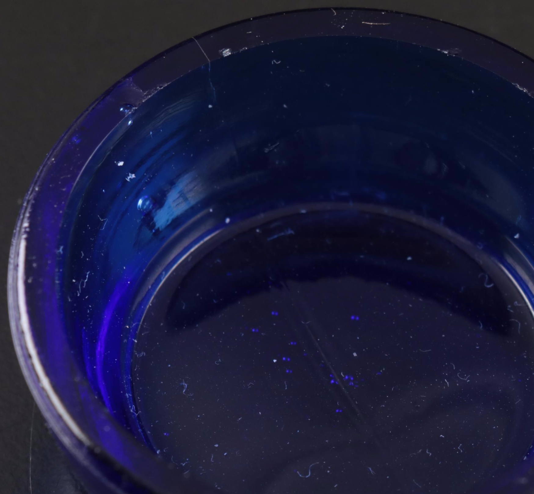 Webster Sterling Silver and Glass Salt Cellars with Salt Spoons