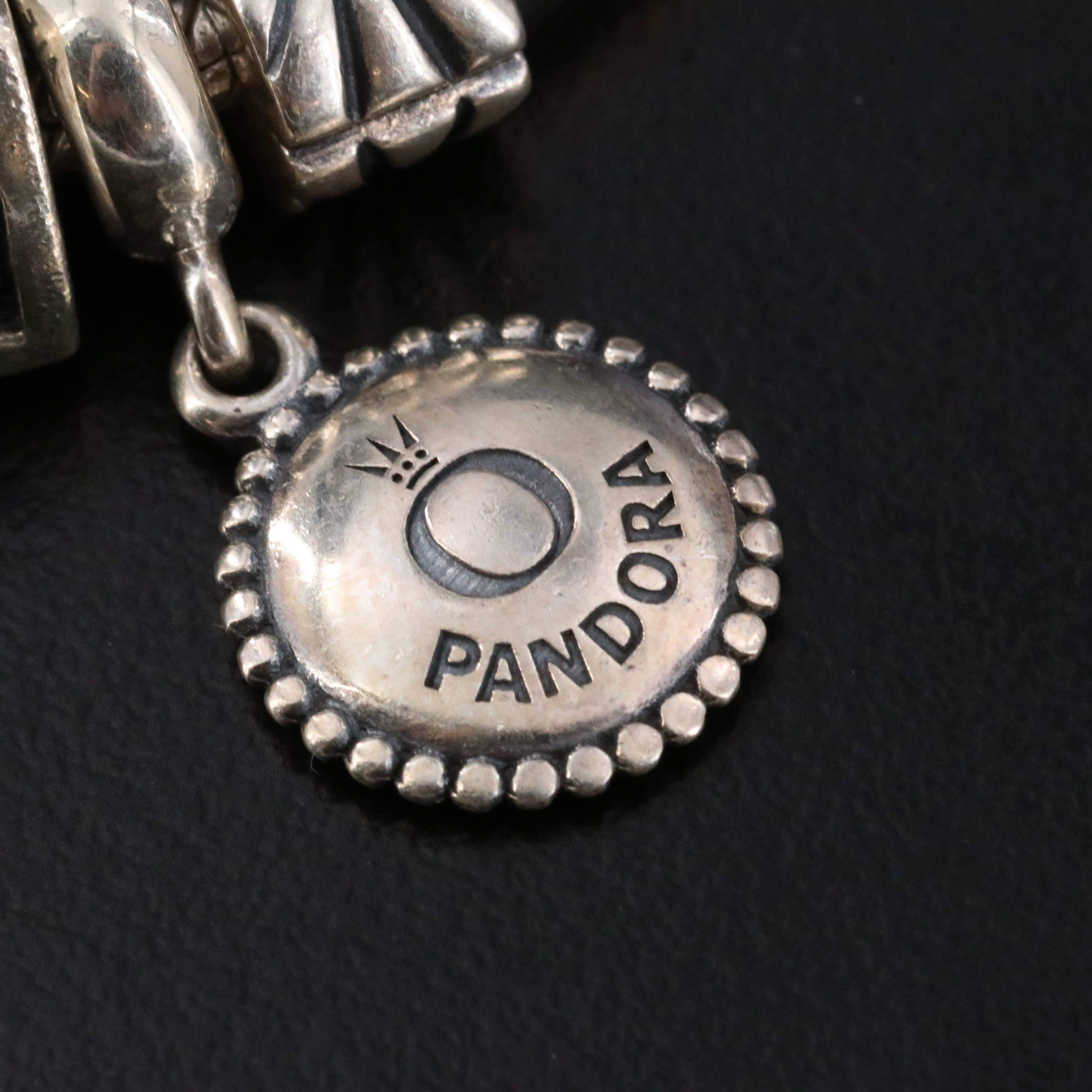 Pandora Sterling Bracelet with Charms