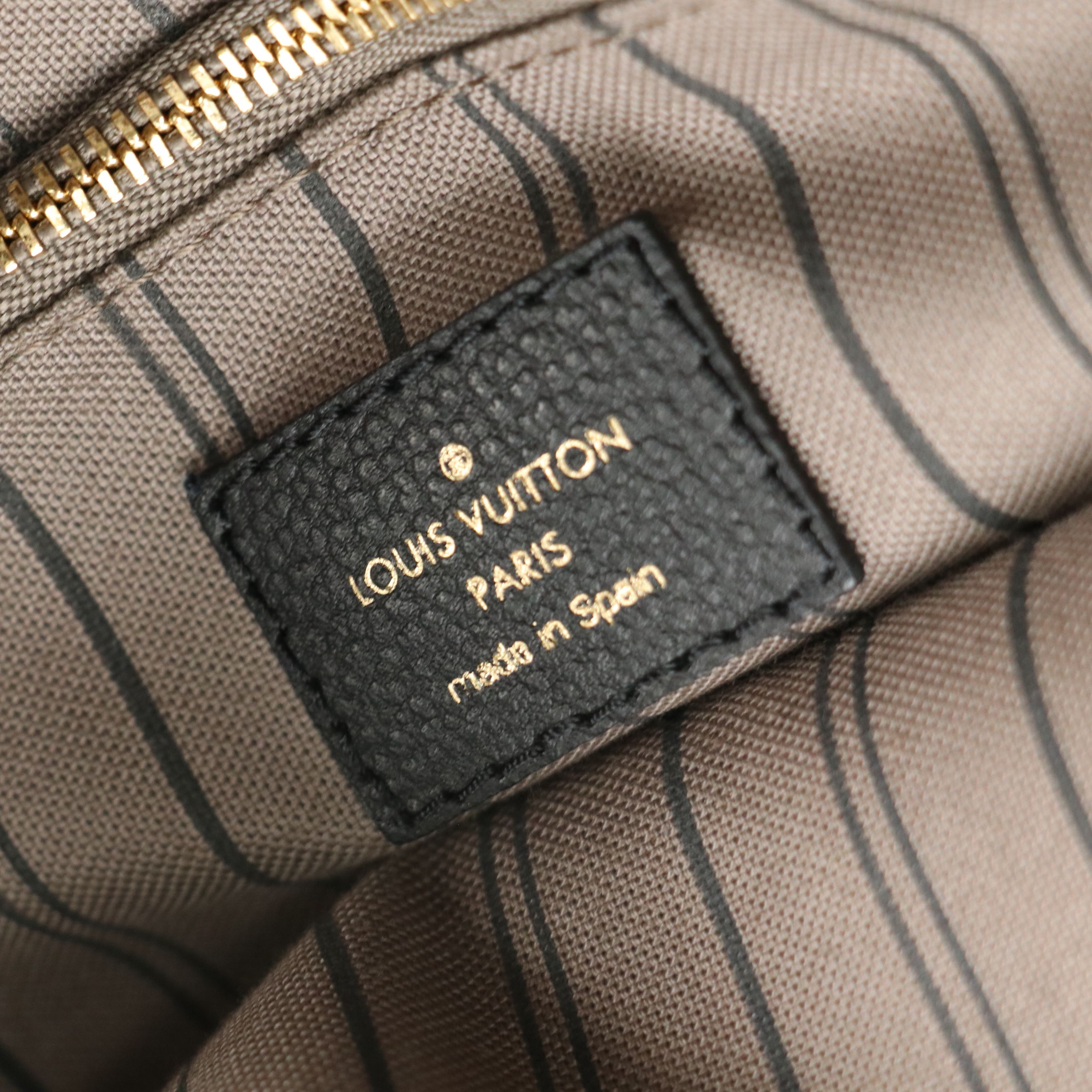 Louis Vuitton Sorbonne Backpack in Black Monogram Empreinte Leather