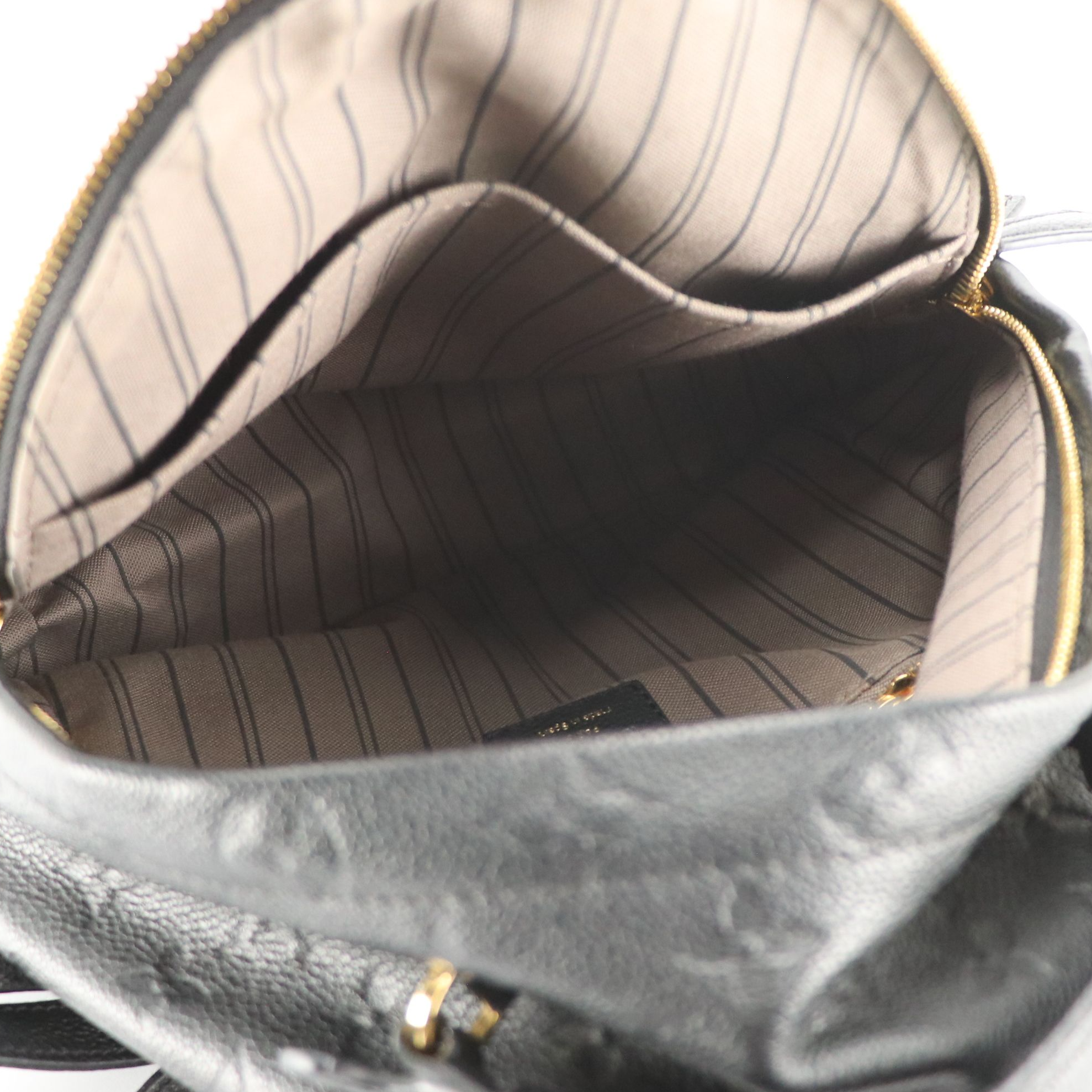 Louis Vuitton Sorbonne Backpack in Black Monogram Empreinte Leather