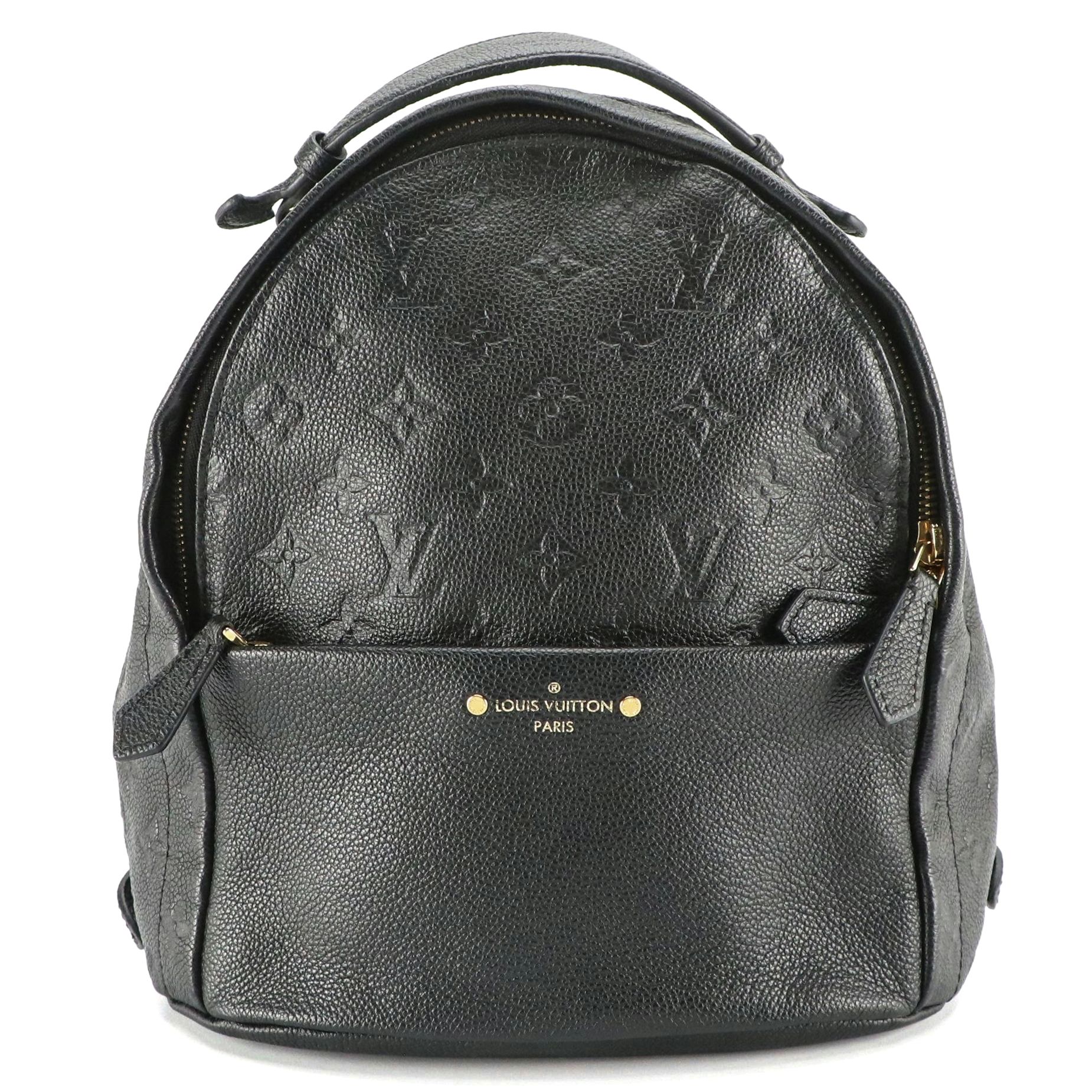 Louis Vuitton Sorbonne Backpack in Black Monogram Empreinte Leather