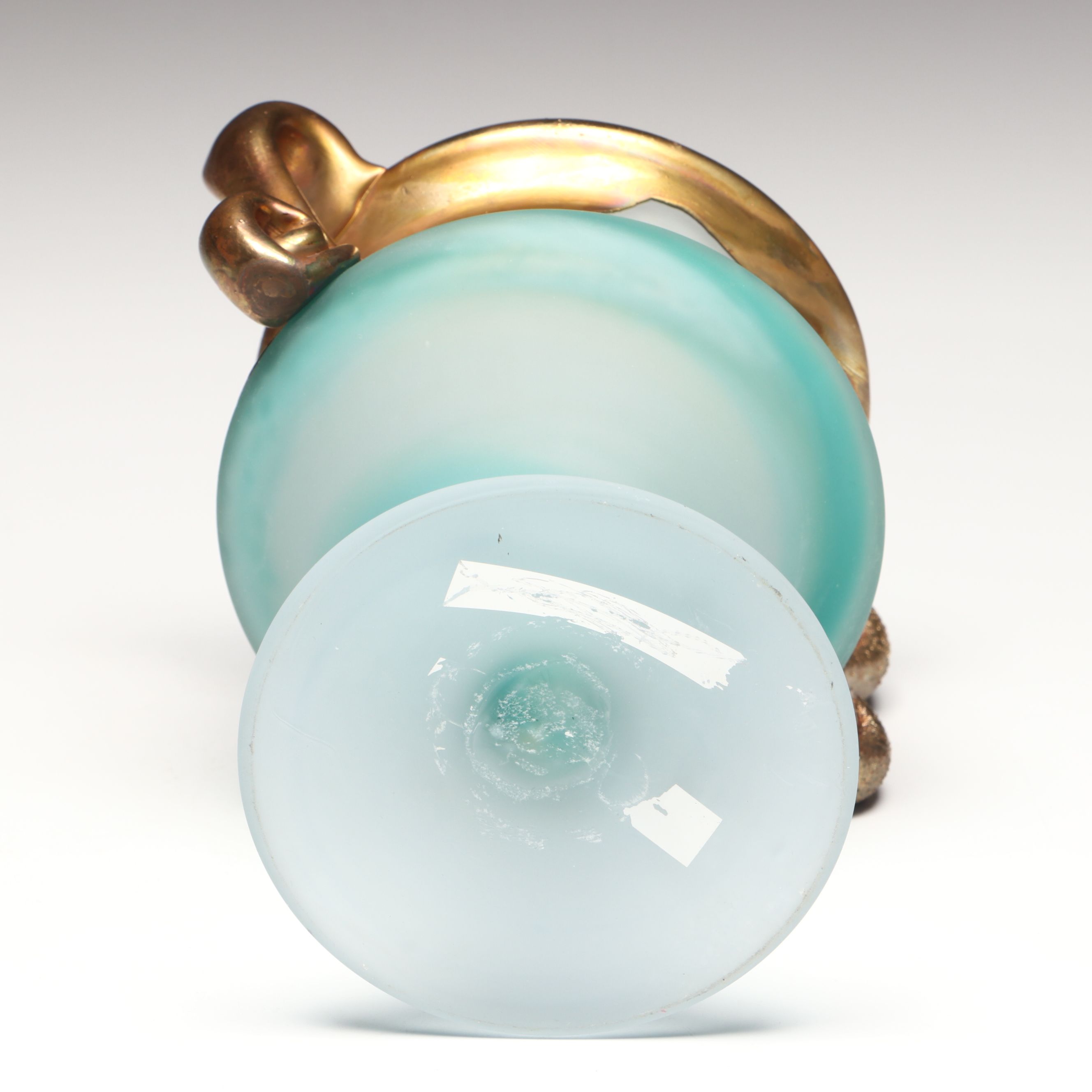 Romanian Valeriu Semenescu Pâte de Verre and Filip Ravert Art Glass Vessels