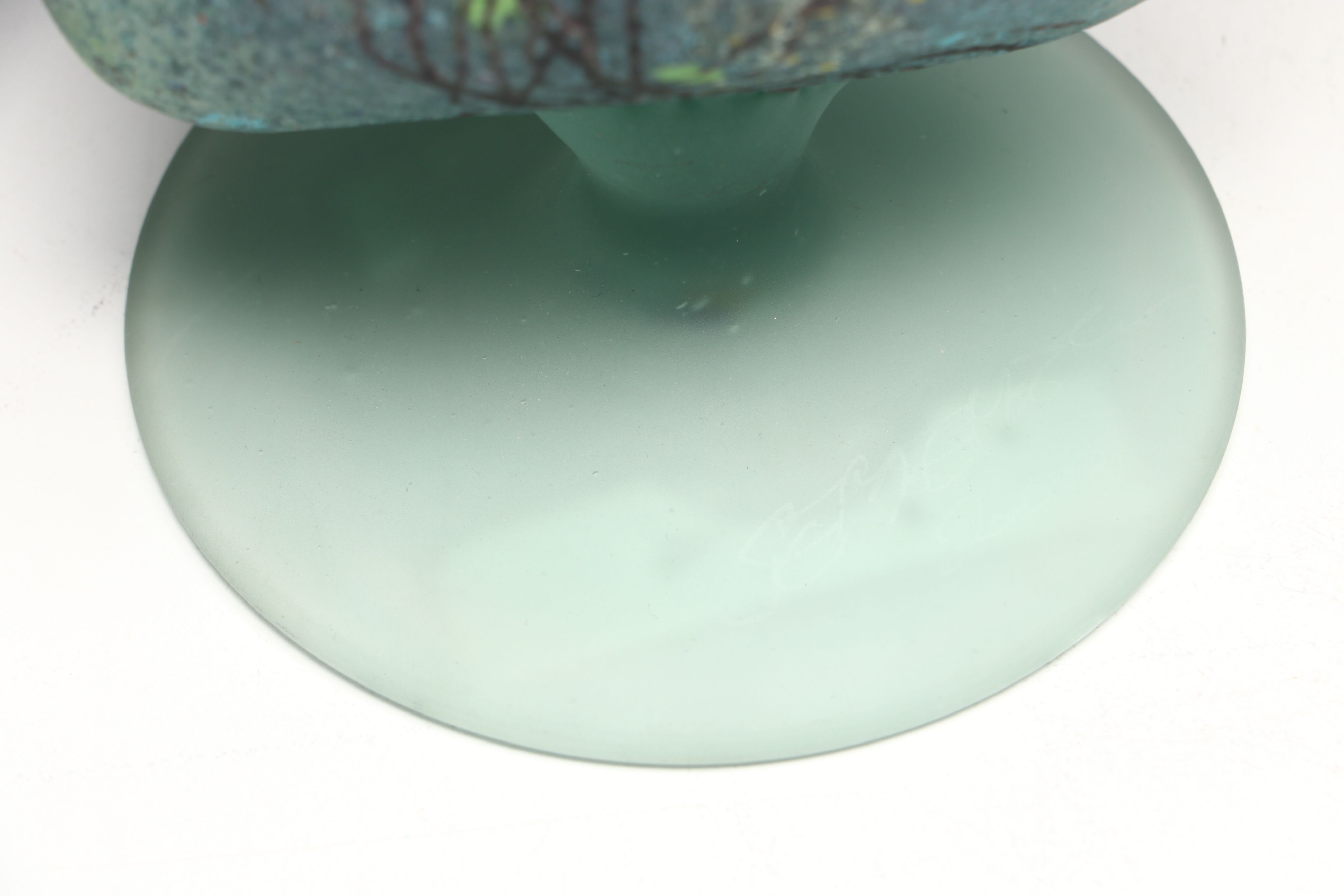 Romanian Valeriu Semenescu Pâte de Verre and Filip Ravert Art Glass Vessels