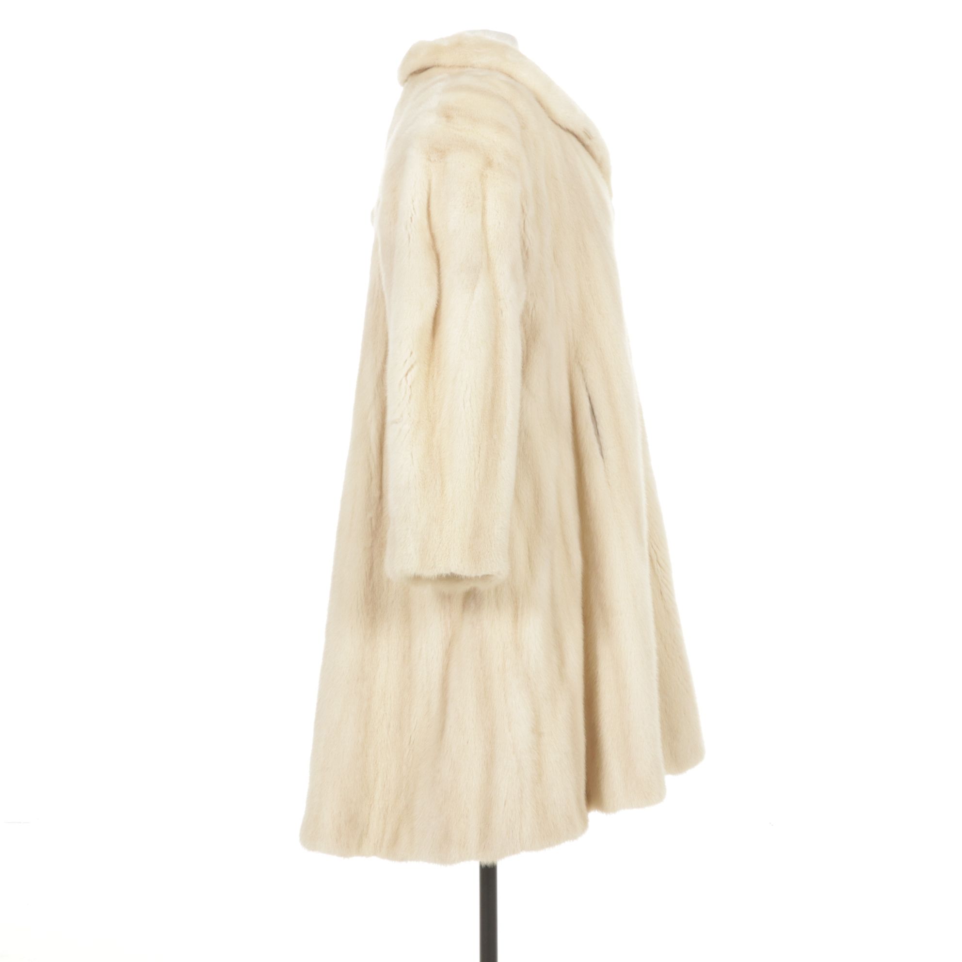 Tourmaline Mink Fur Swing Coat by Saks-Jandel