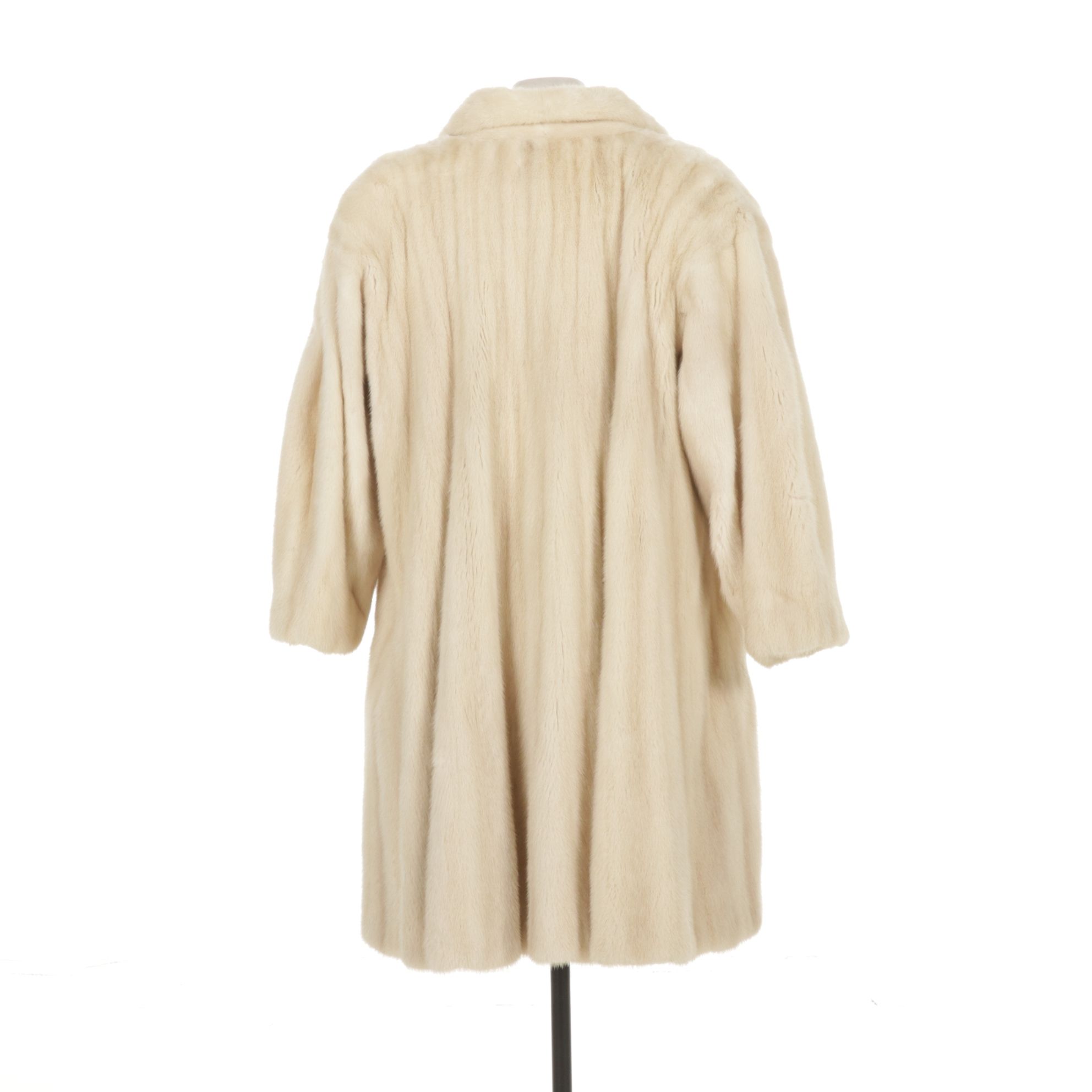 Tourmaline Mink Fur Swing Coat by Saks-Jandel