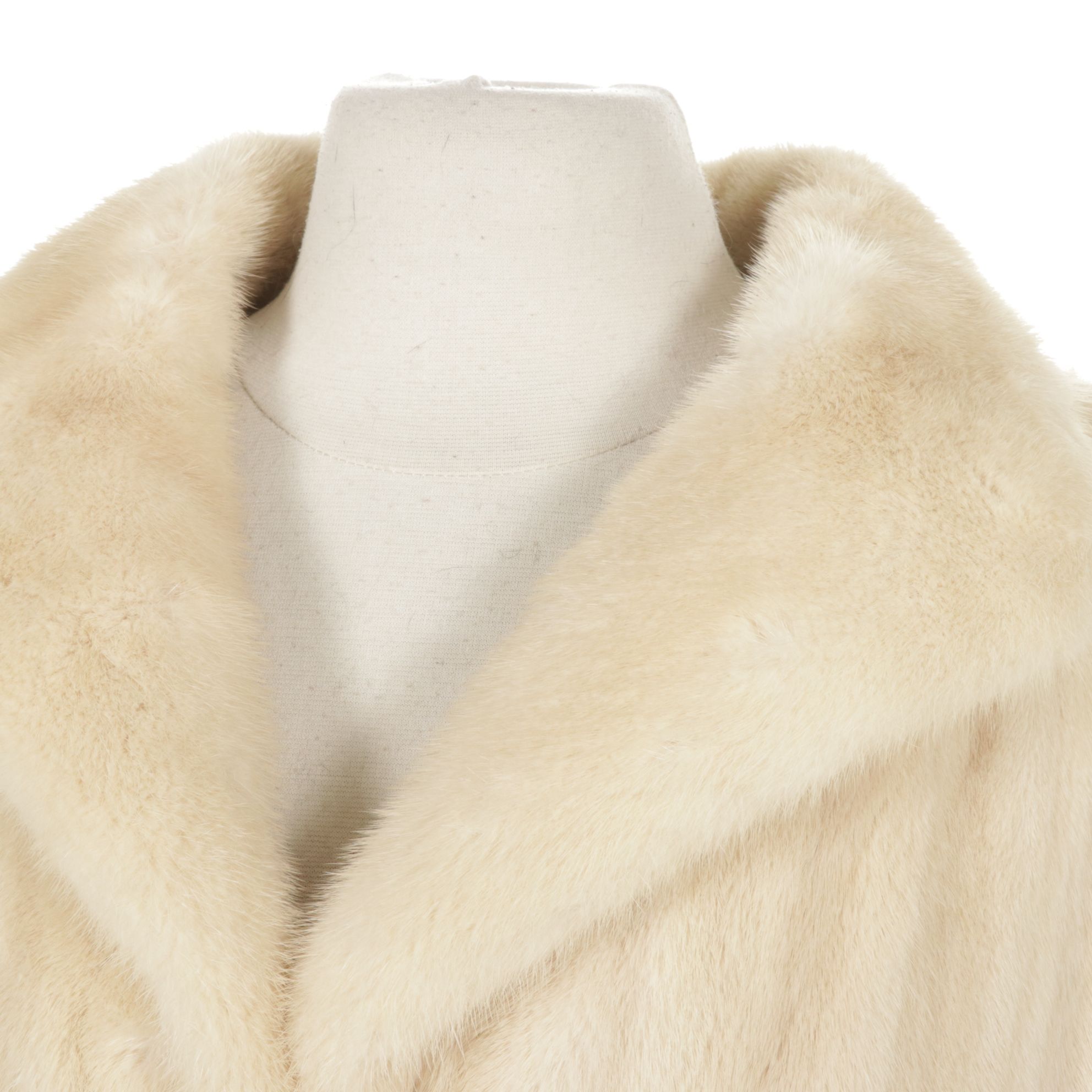 Tourmaline Mink Fur Swing Coat by Saks-Jandel