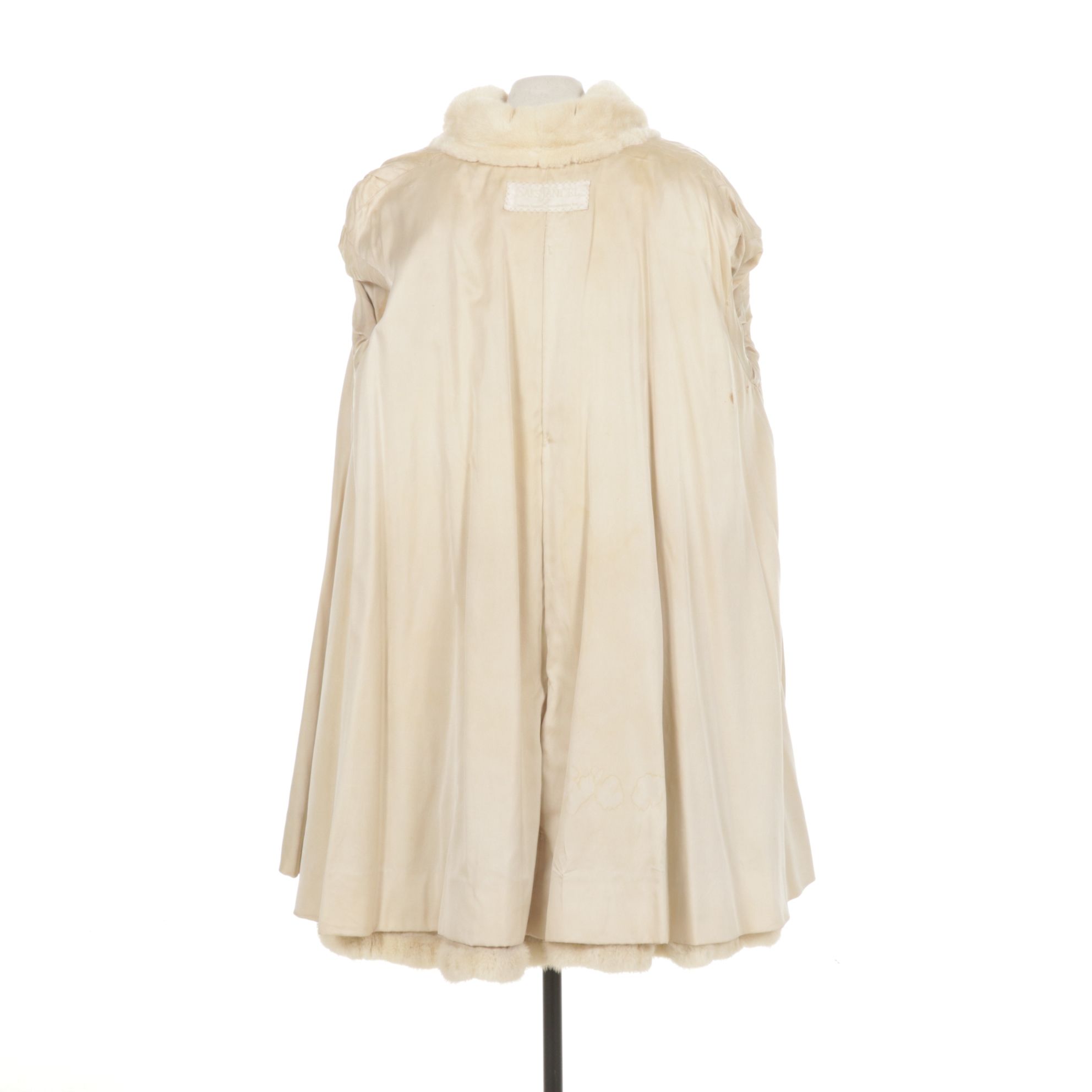 Tourmaline Mink Fur Swing Coat by Saks-Jandel