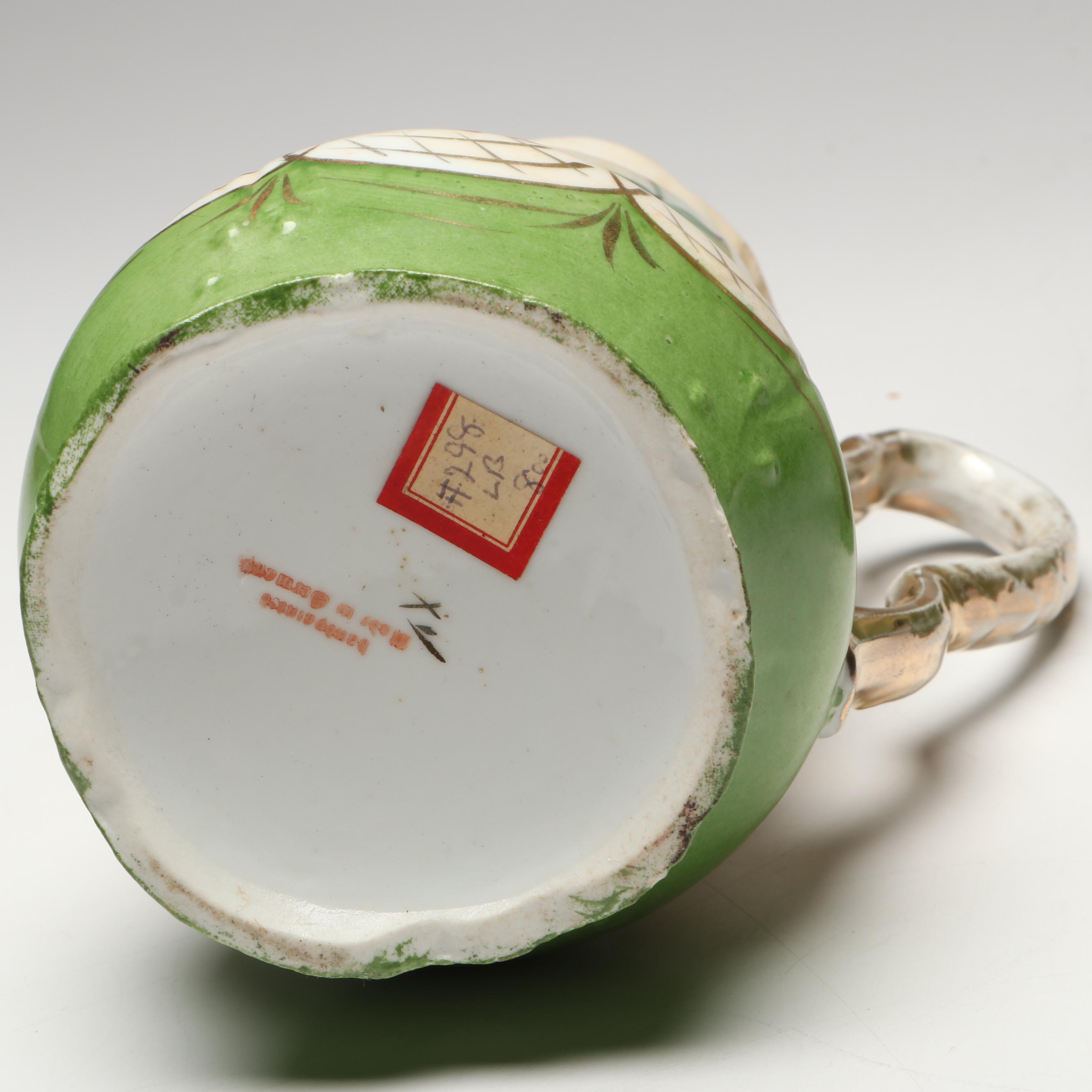 Noritake Floral Moriage Bone China Vase with Other Floral Porcelain Teapots