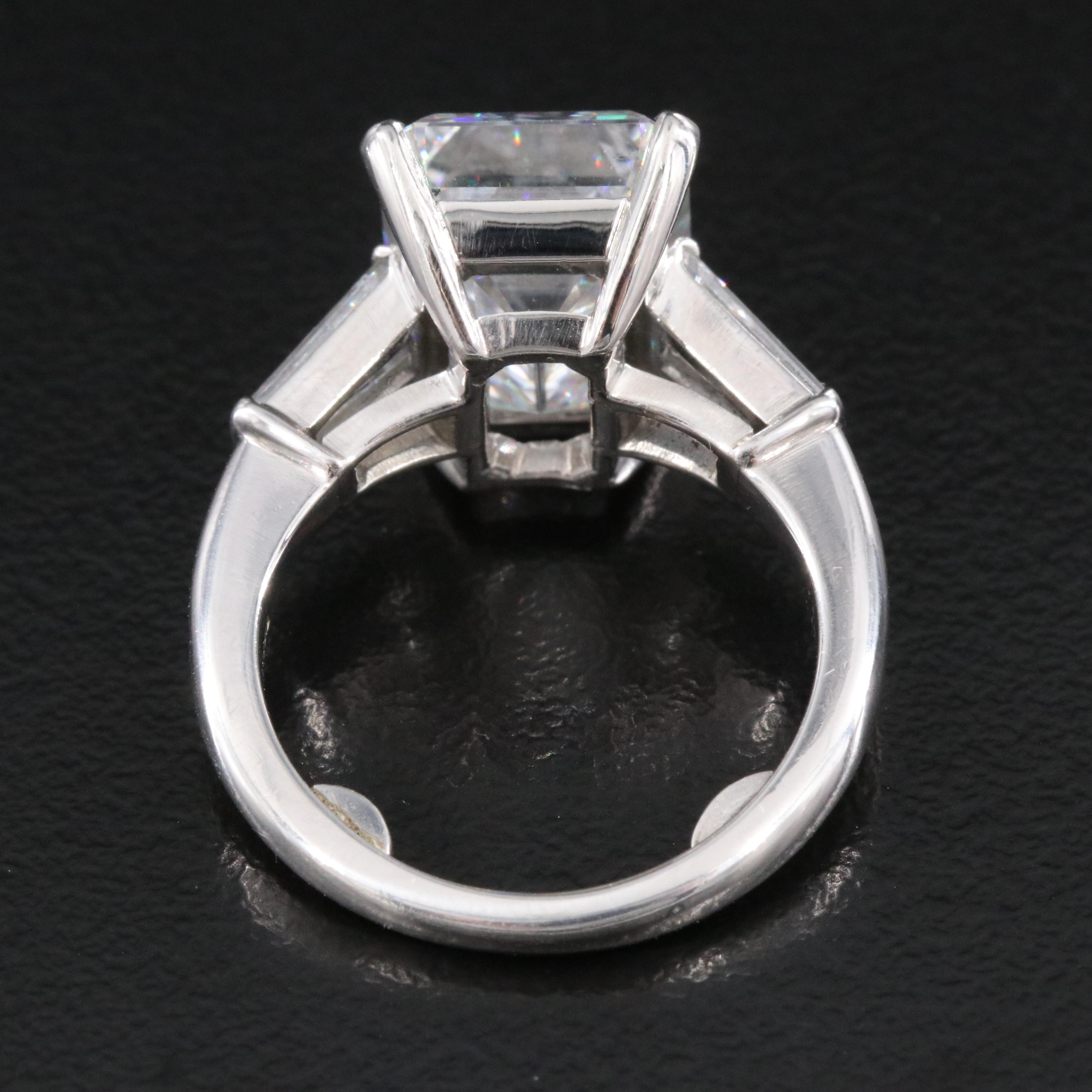 Tiffany & Co. Platinum 7.77 CTW Diamond Ring with GIA Report