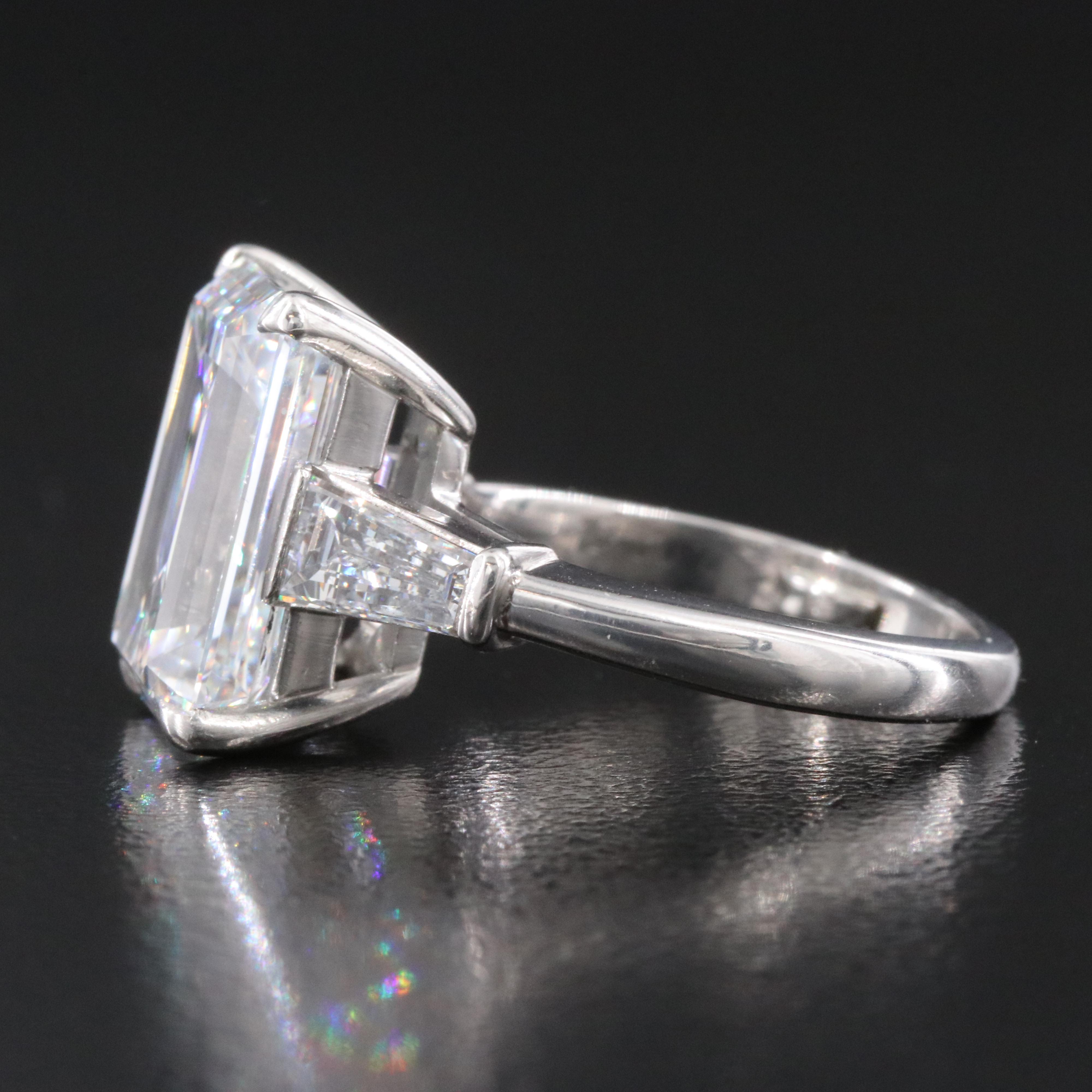 Tiffany & Co. Platinum 7.77 CTW Diamond Ring with GIA Report