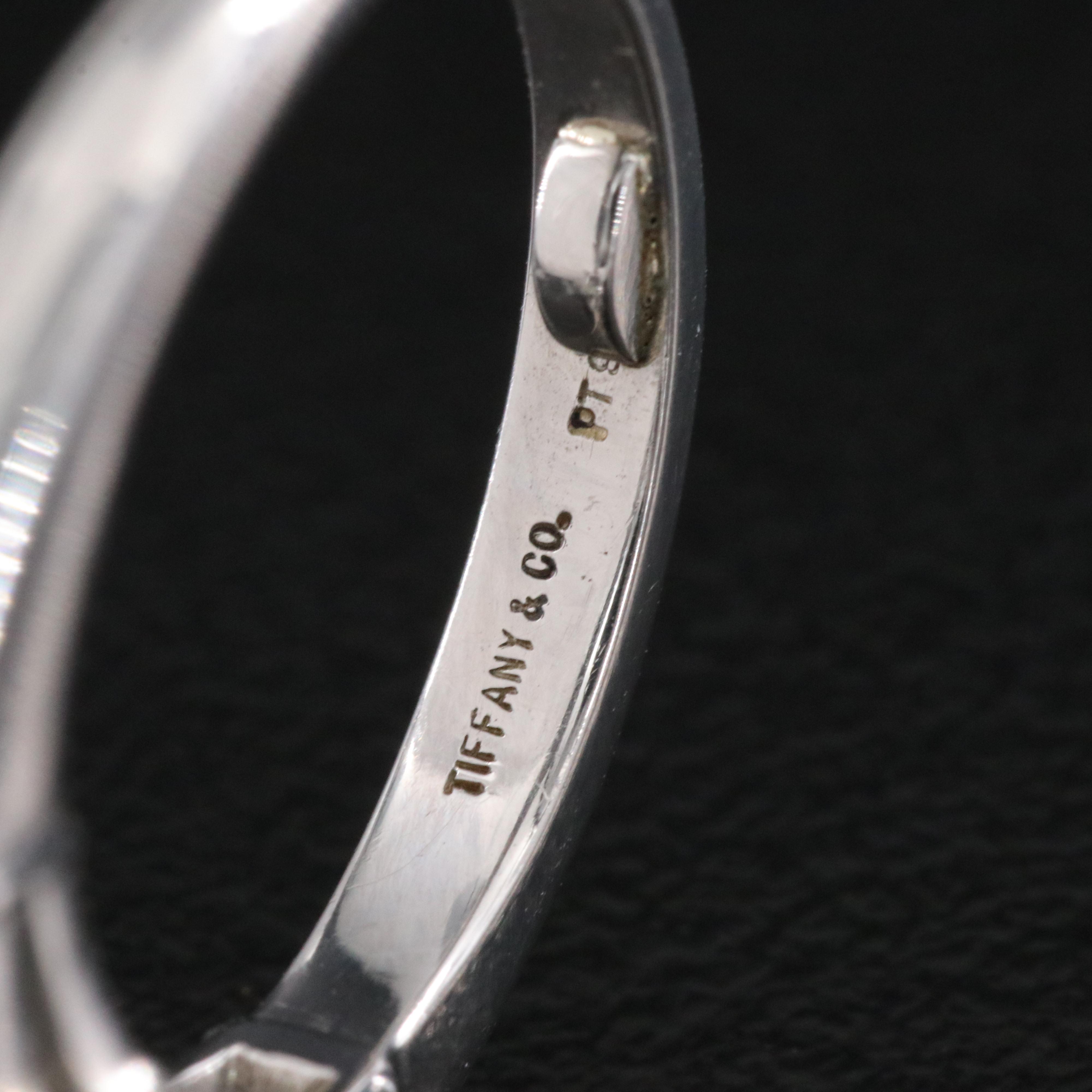 Tiffany & Co. Platinum 7.77 CTW Diamond Ring with GIA Report