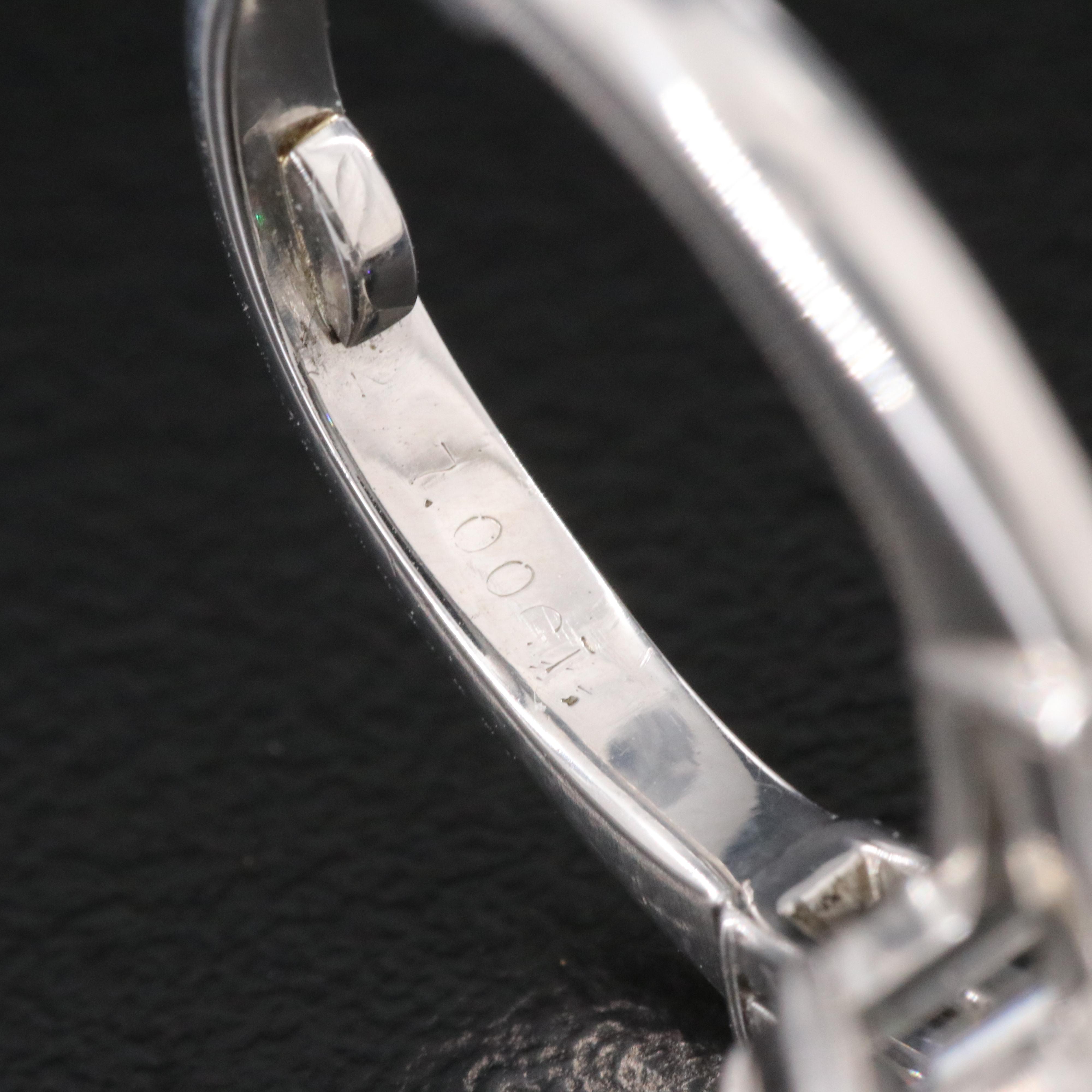 Tiffany & Co. Platinum 7.77 CTW Diamond Ring with GIA Report