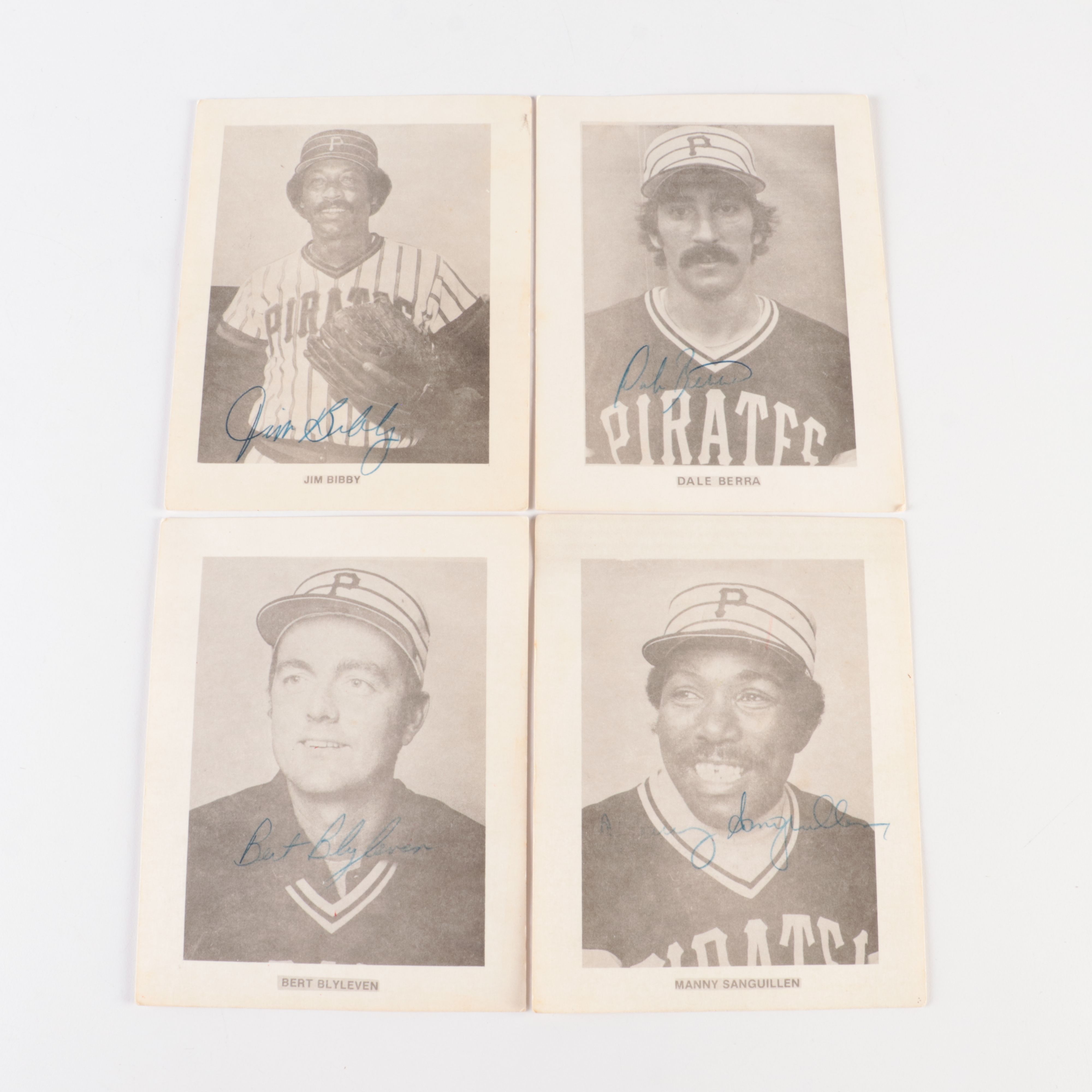 Manny Sanguillén, Bert Blyeven, and Mores Signed Pittsburgh Pirates Prints