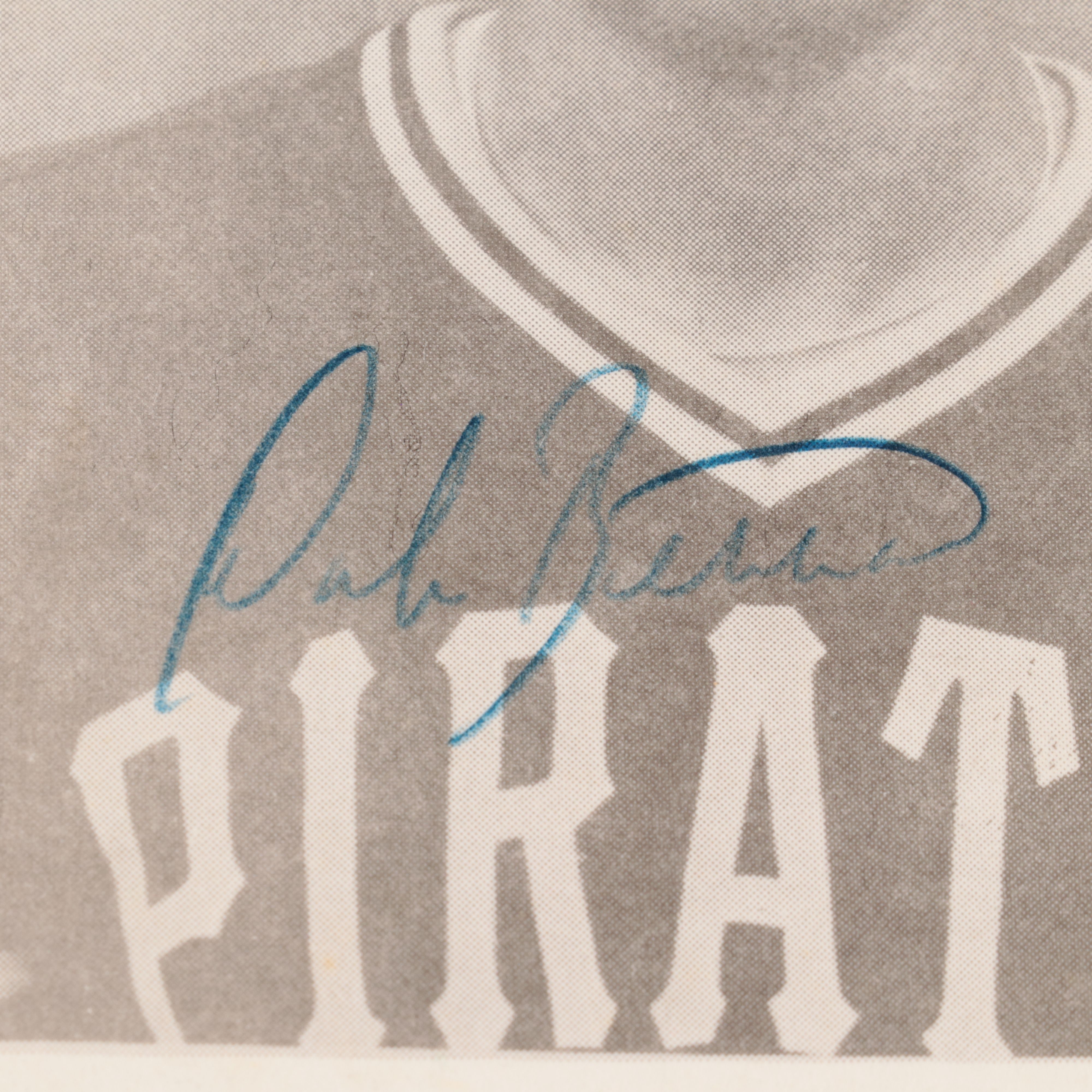 Manny Sanguillén, Bert Blyeven, and Mores Signed Pittsburgh Pirates Prints