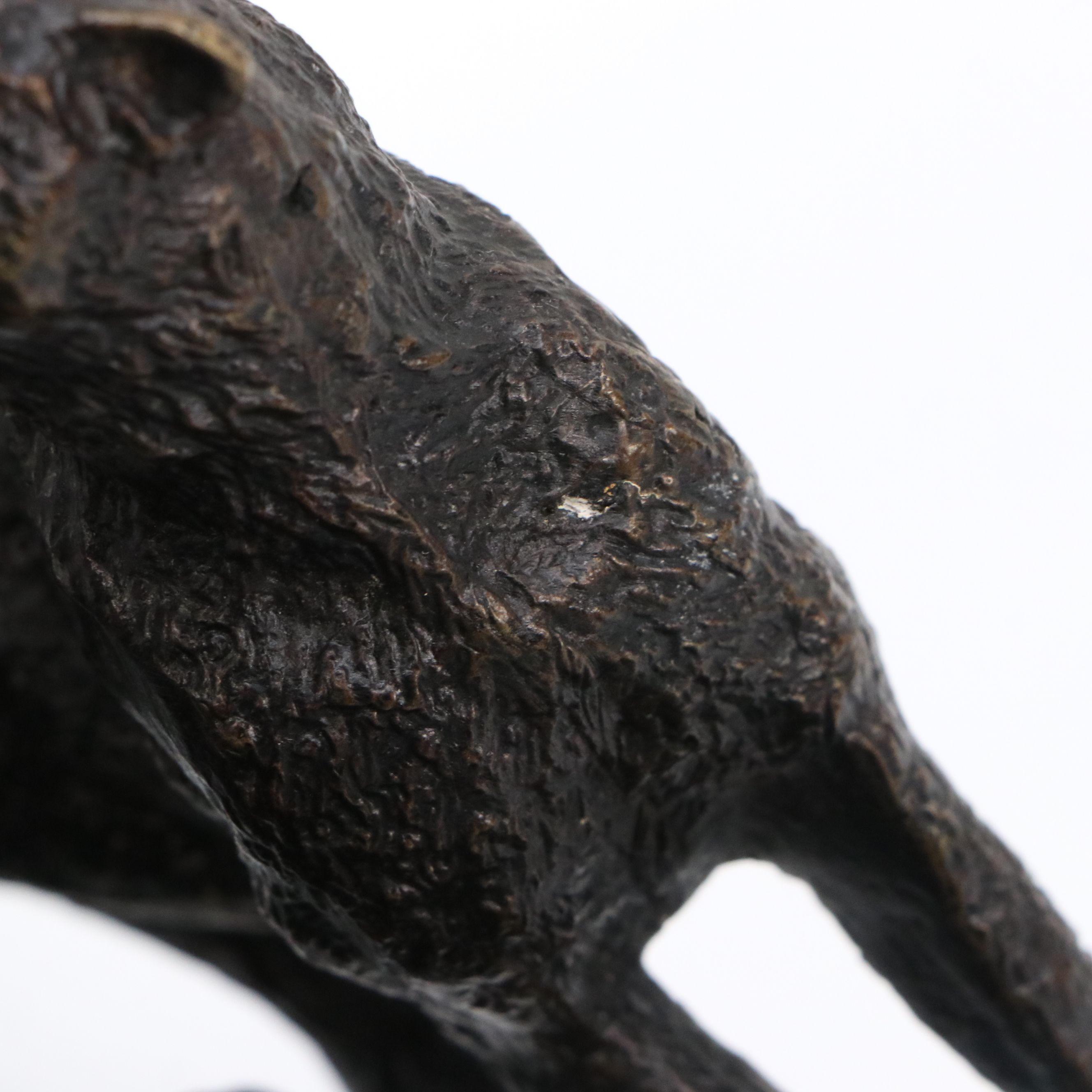 Gorham Founders Patinated Cast Bronze Sculpture "Cheetah & Gazelle," 1994