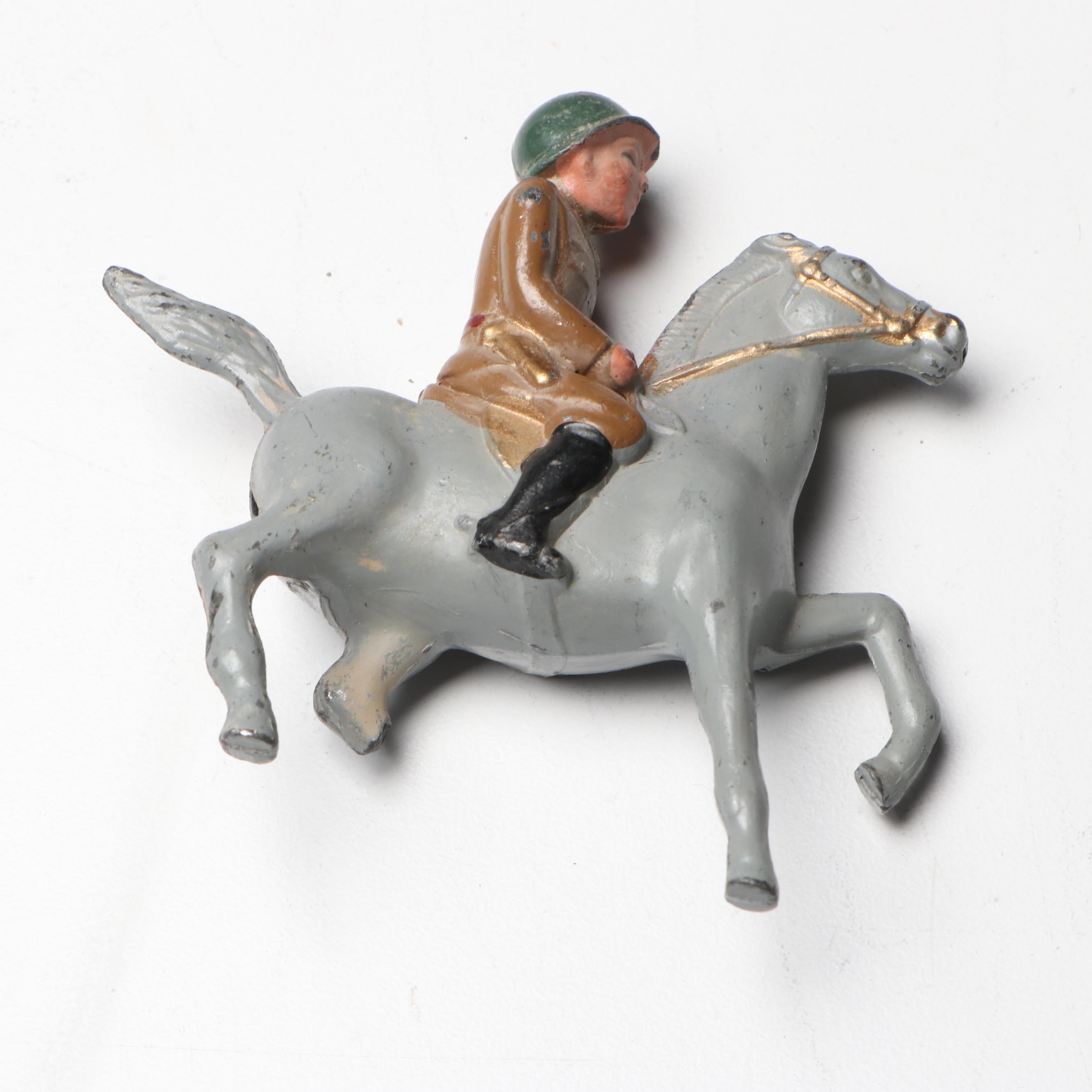 Barclay and Other Cast Metal Soldier Toys with Artillery, 20th Century