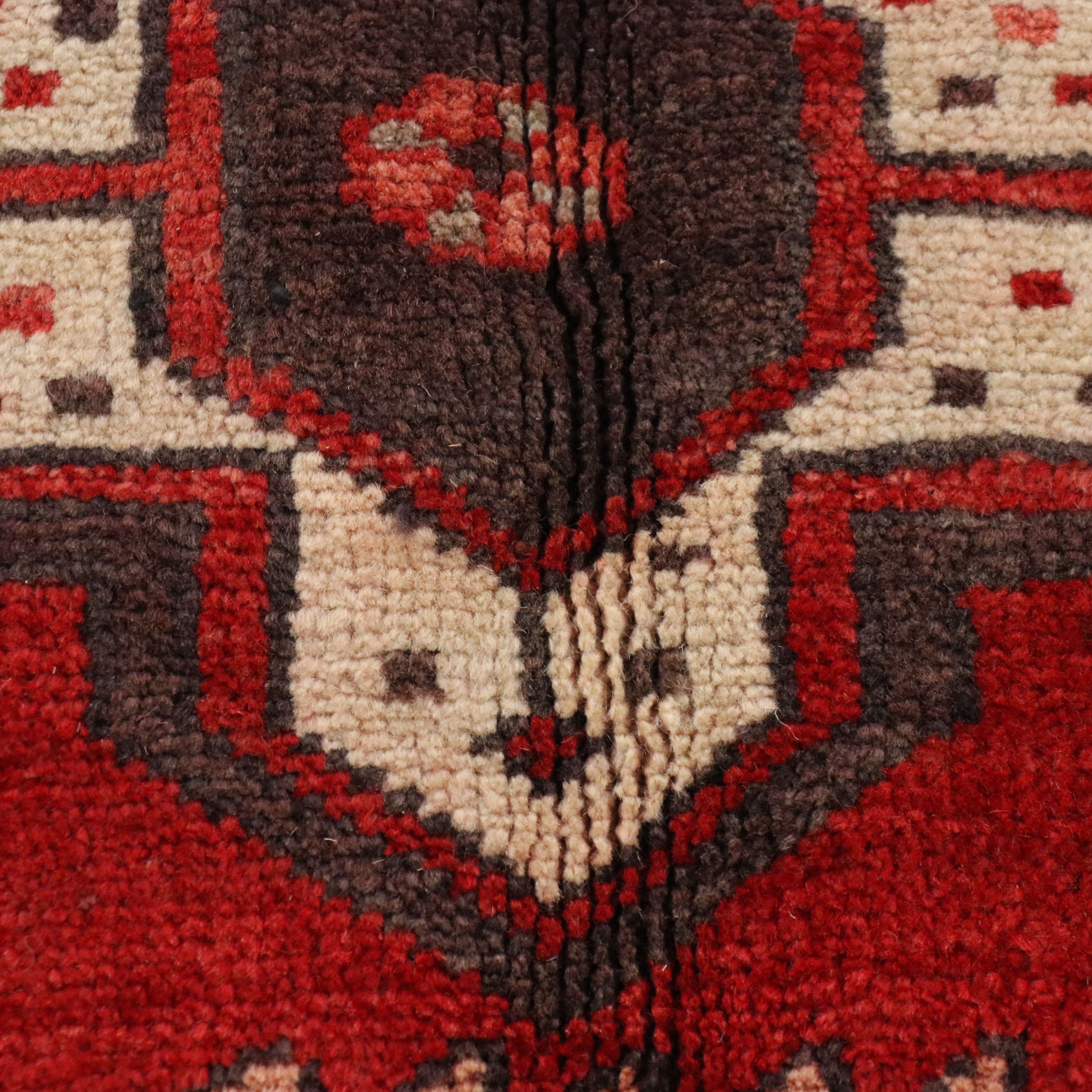 3'4 x 9'5 Hand-Knotted Persian Karaja Long Rug