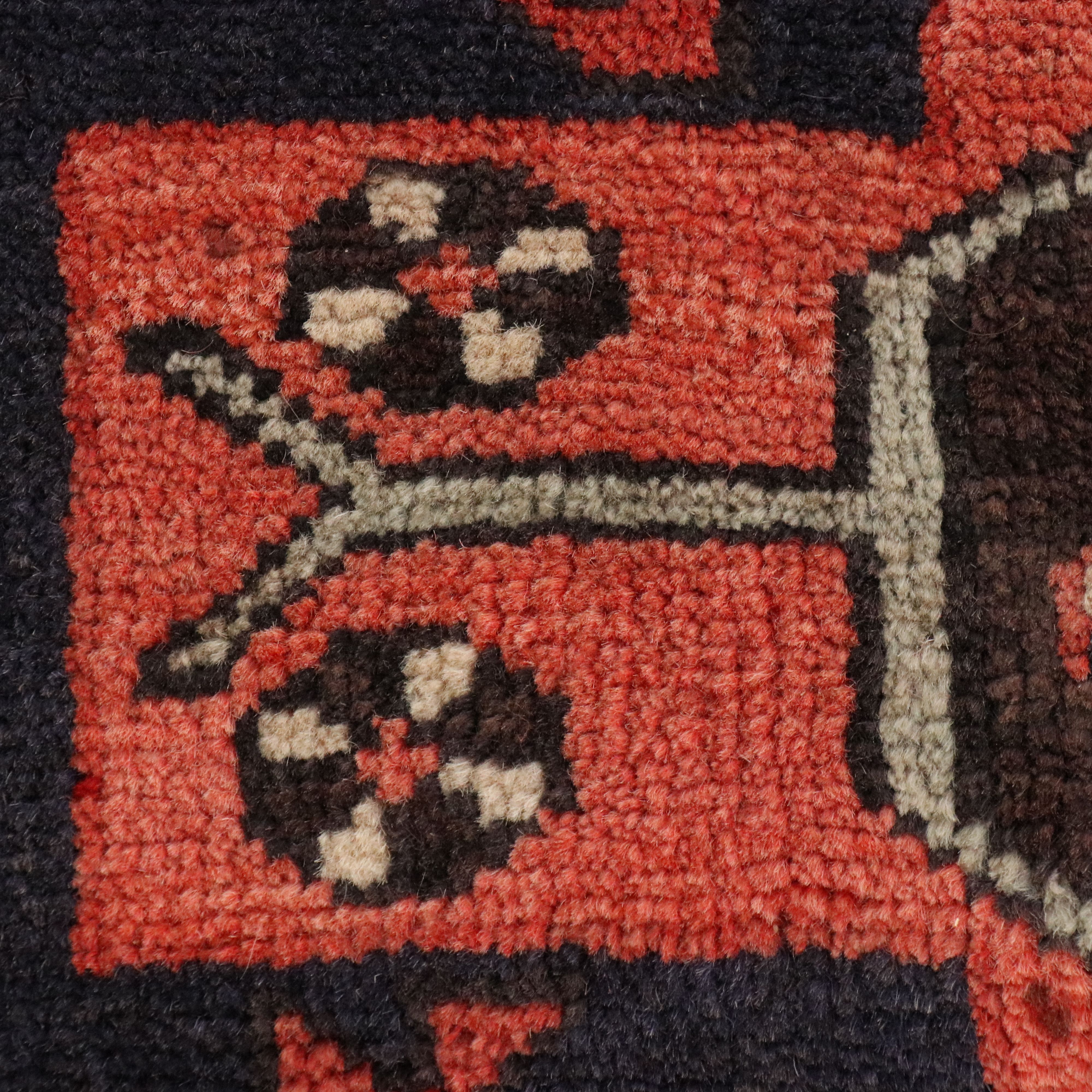 3'4 x 9'5 Hand-Knotted Persian Karaja Long Rug