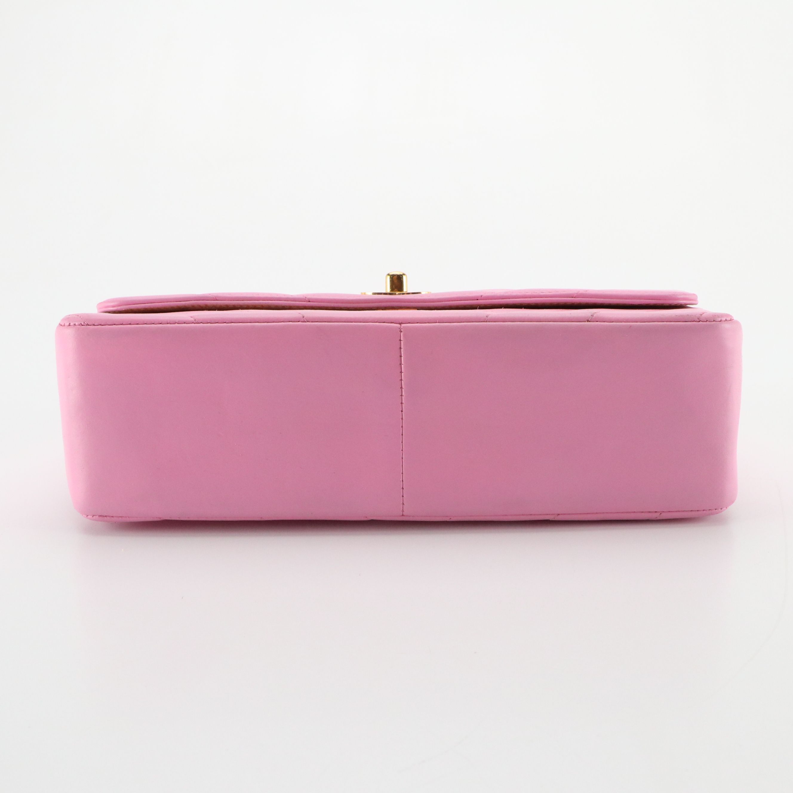 Chanel Coco Handle Bag in Bubblegum Pink Chevron Quilted Leather