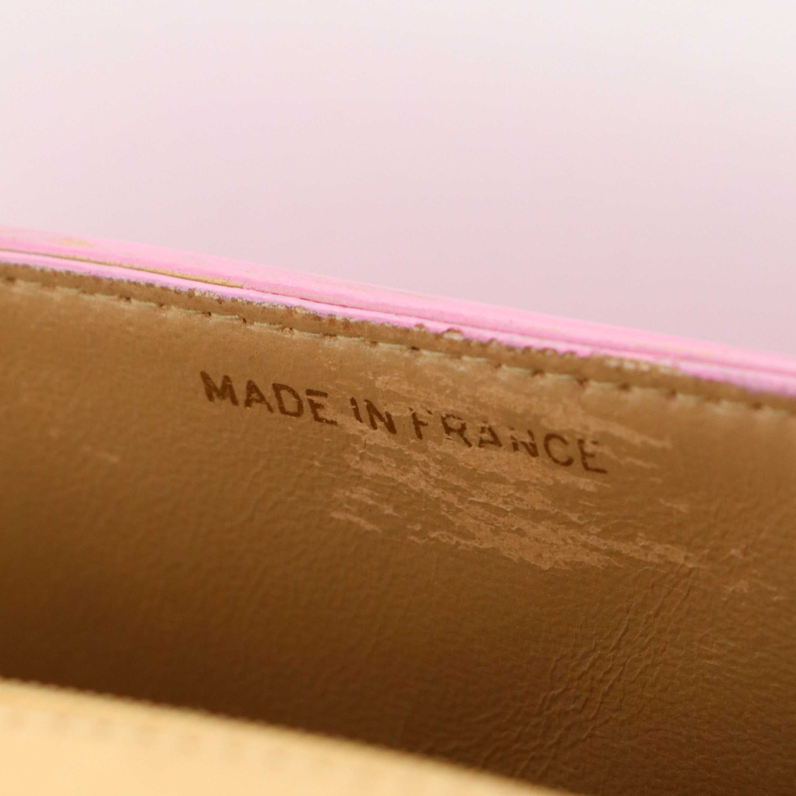 Chanel Coco Handle Bag in Bubblegum Pink Chevron Quilted Leather