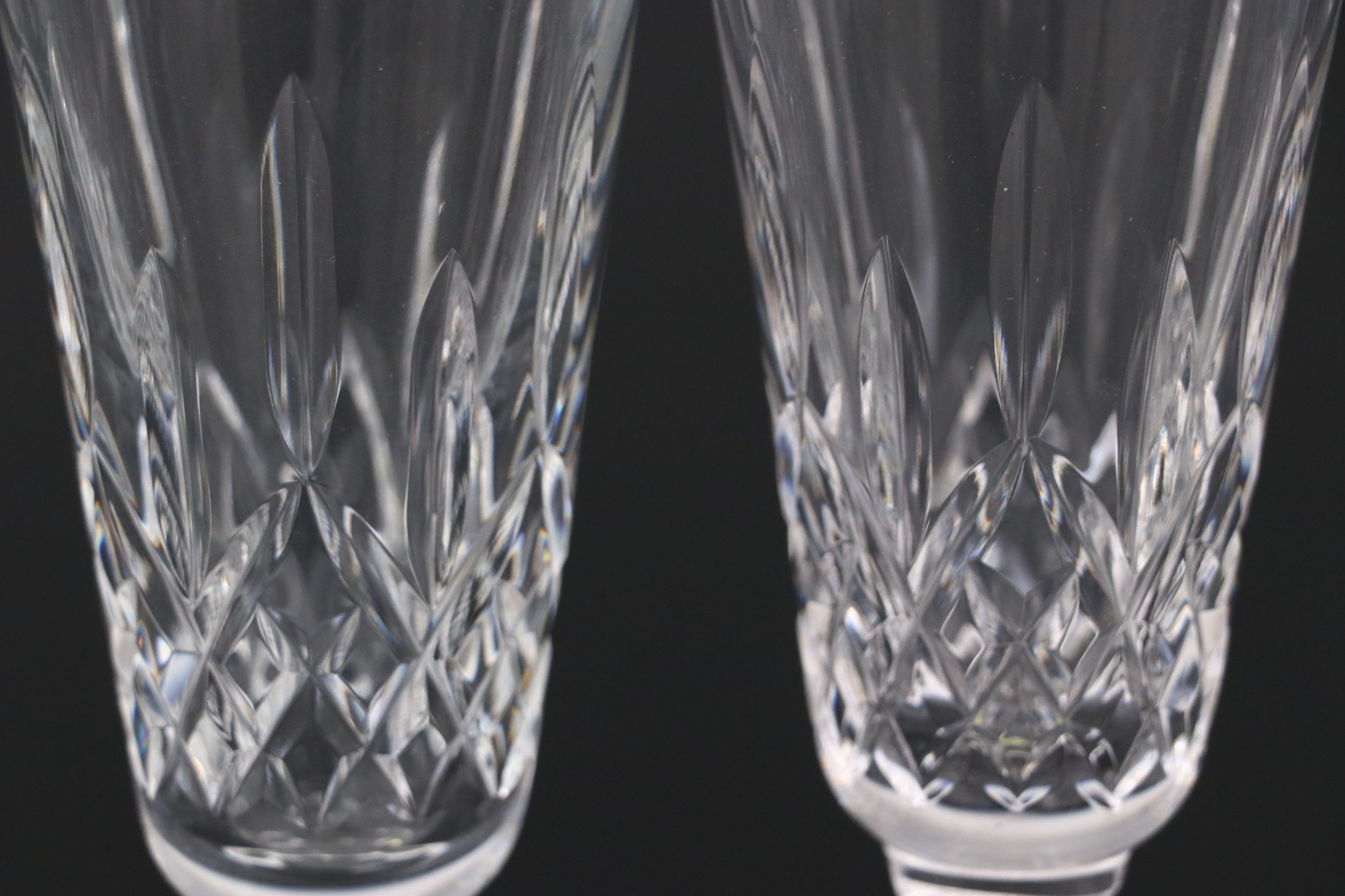 Waterford "Lismore" Crystal Champagne Flutes