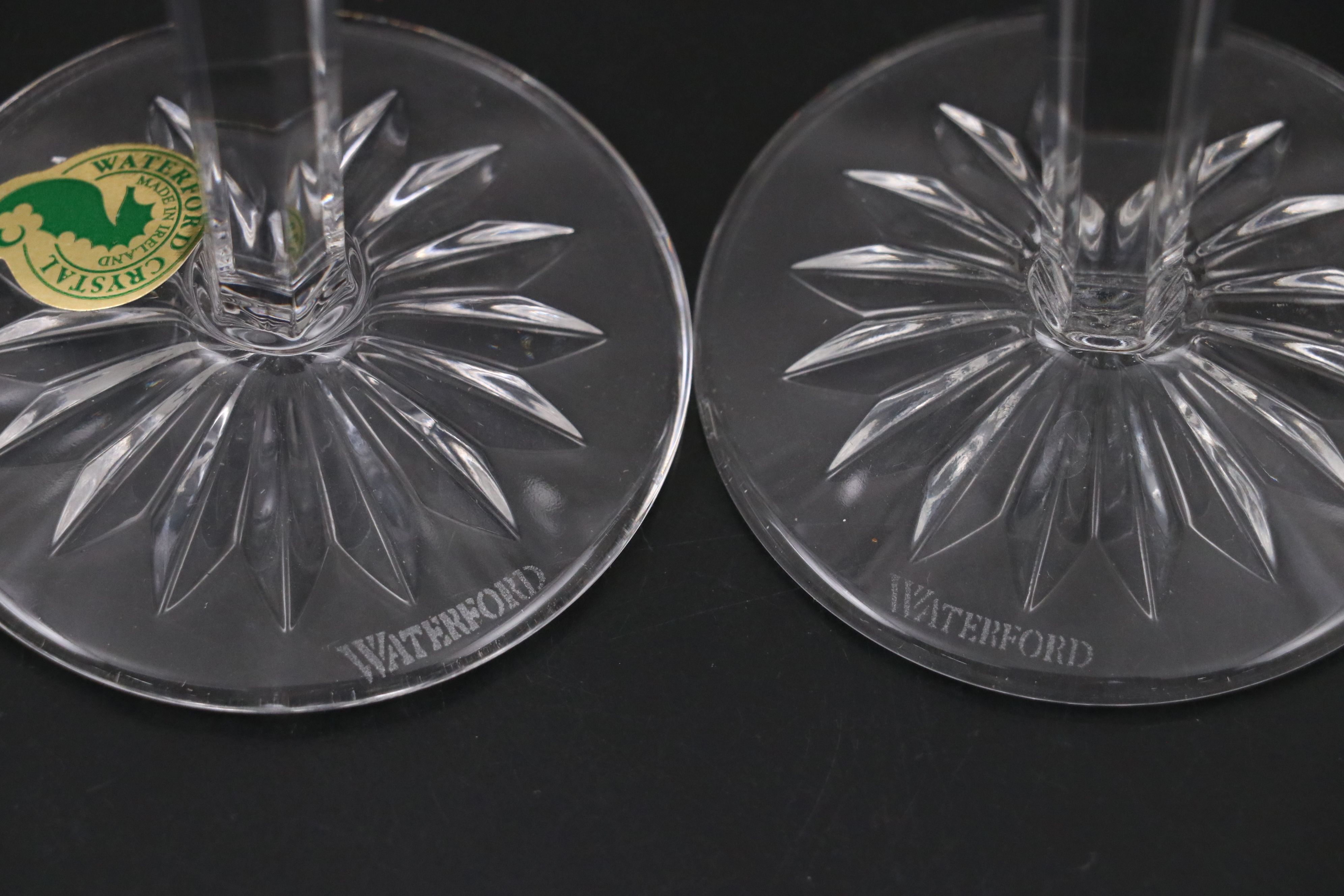 Waterford "Lismore" Crystal Champagne Flutes