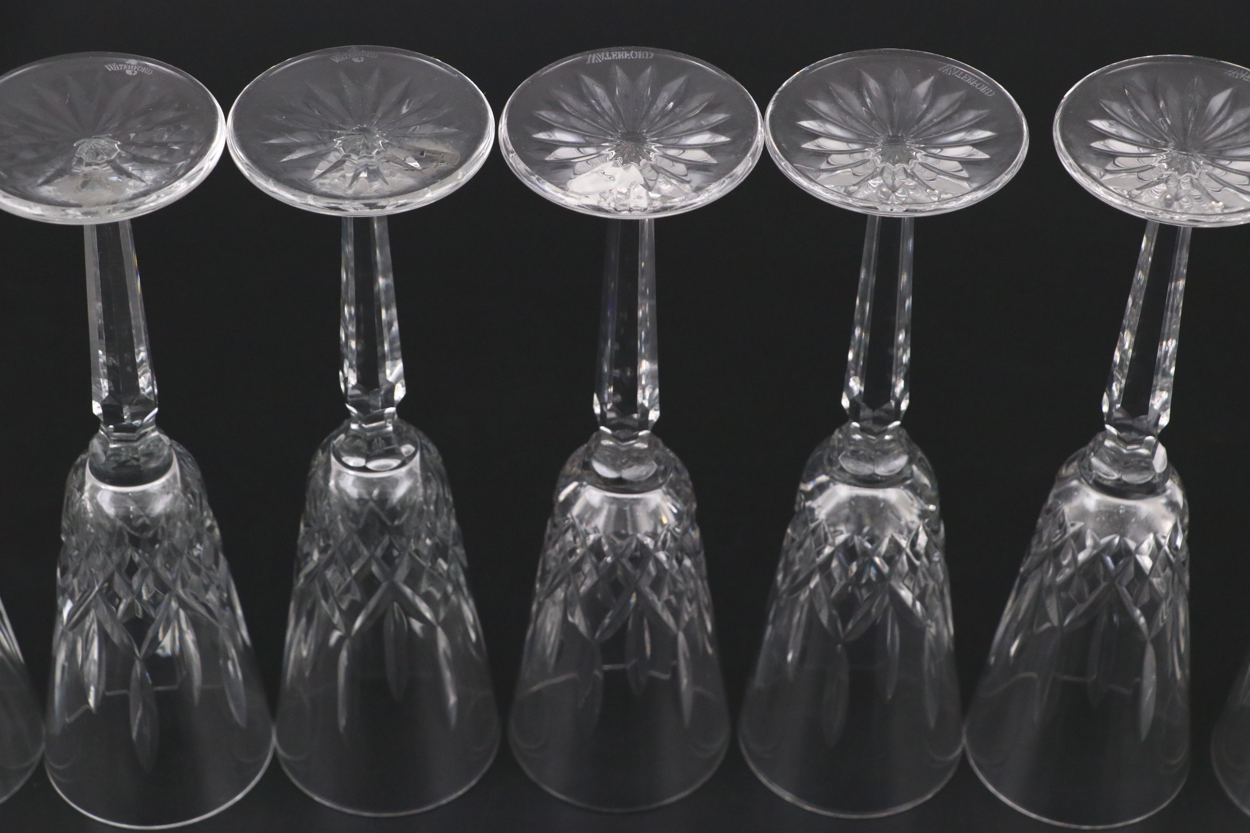 Waterford "Lismore" Crystal Champagne Flutes