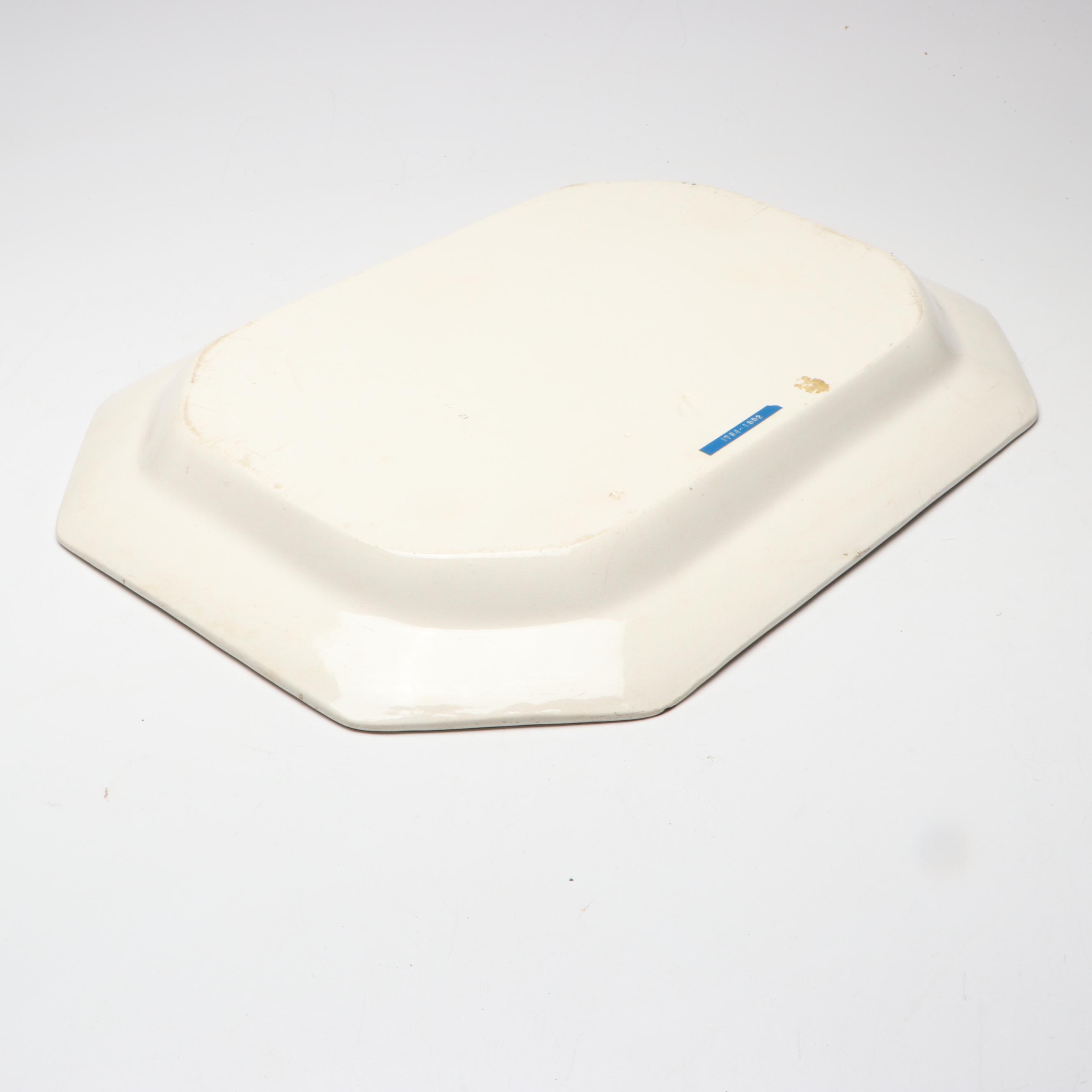 Ridgway "Devonshire" Brown Transferware Platter