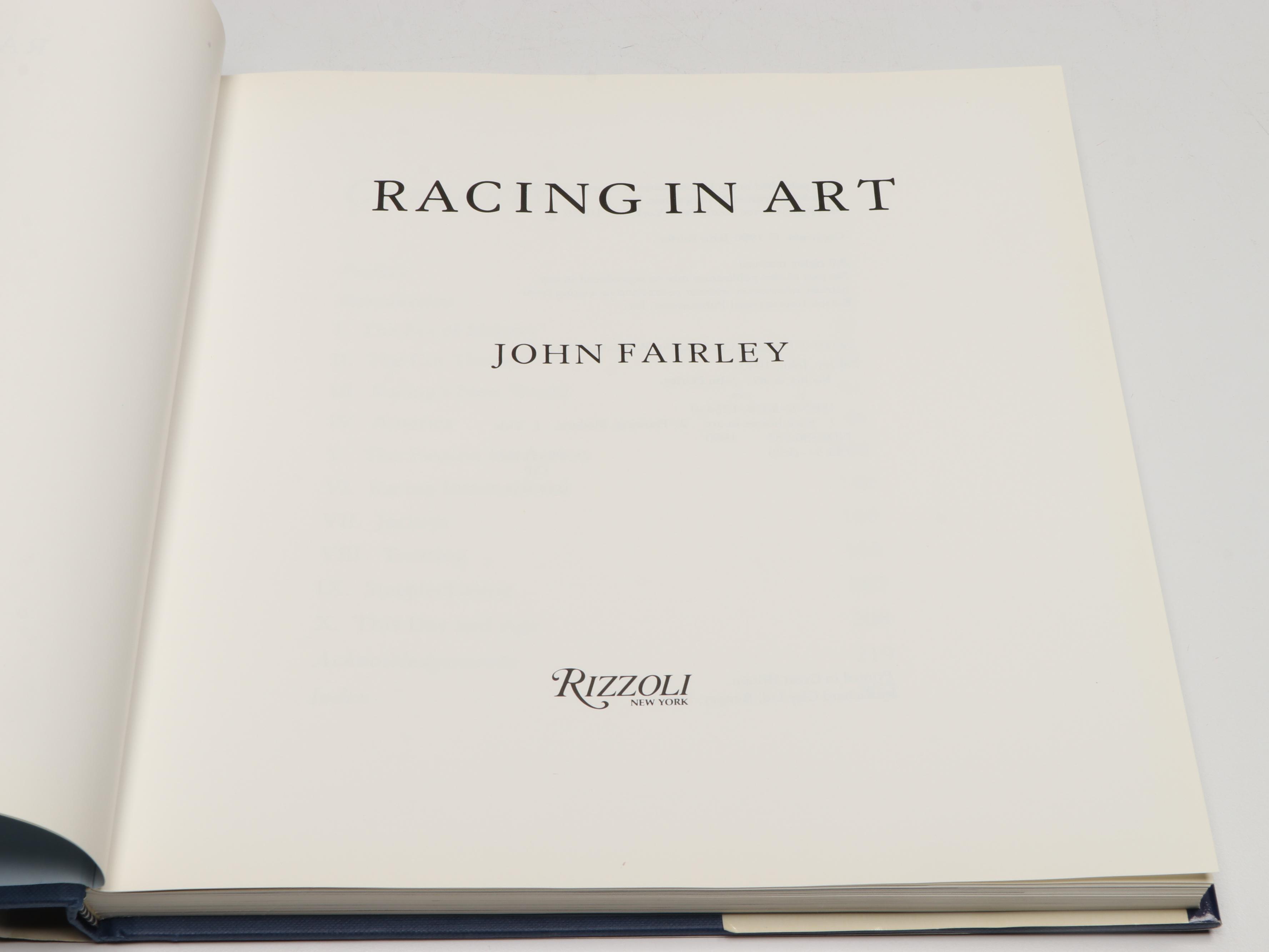 "Racing in Art" by John Fairley and More Horse Racing Books