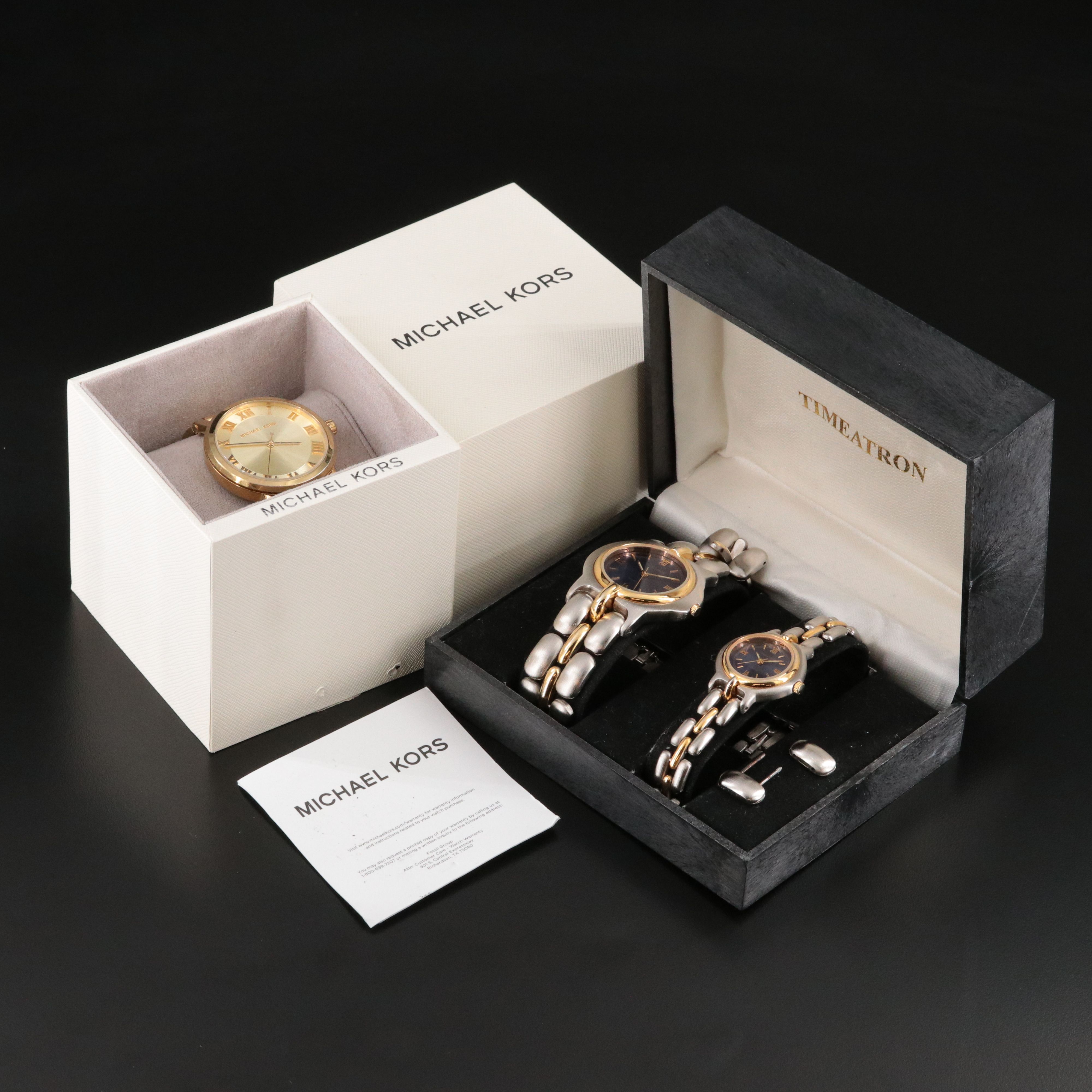 Michael Kors Norie and Timeatron Quartz Watch Selection