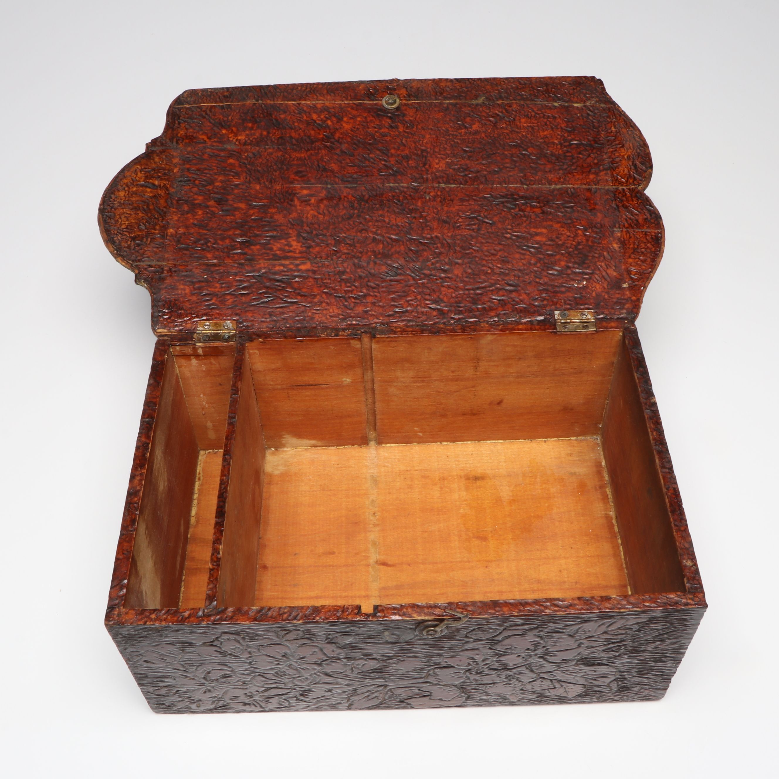 Antique Flemish Hand-Carved Wall Cabinet