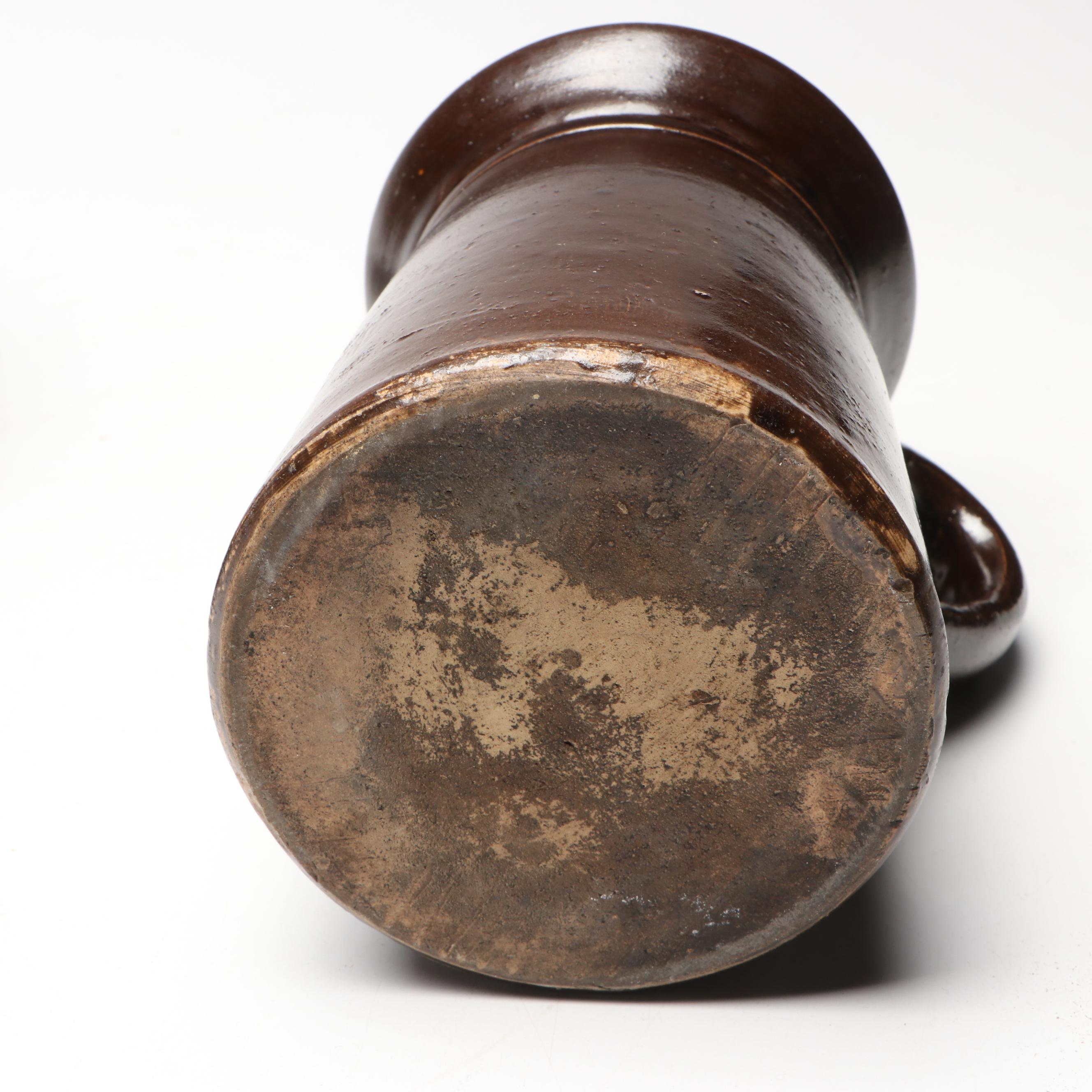 Rustic American Studio Pottery Stoneware Bowls with Pitcher Vase and Mug
