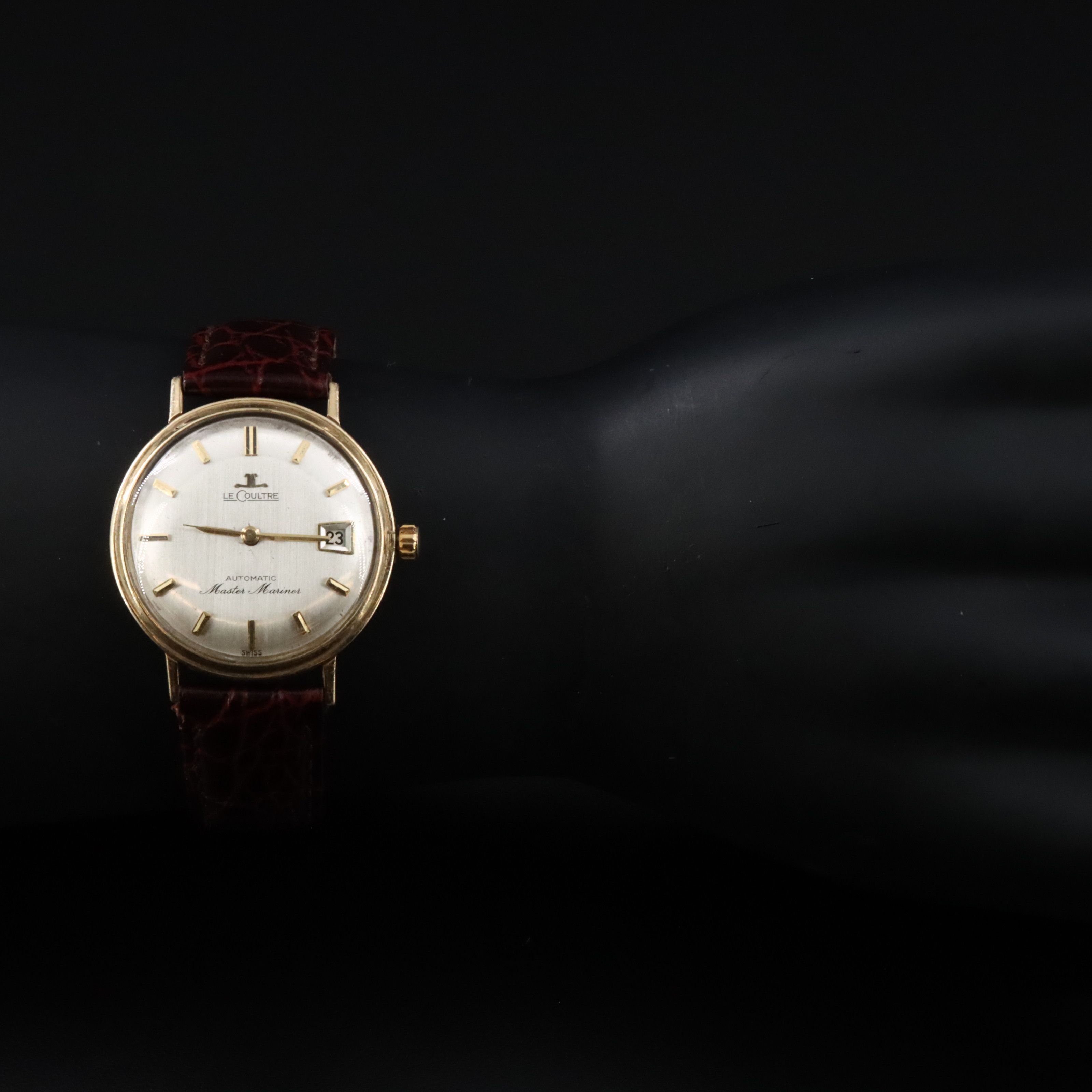 14K Le Coultre Master Mariner Automatic Date Watch