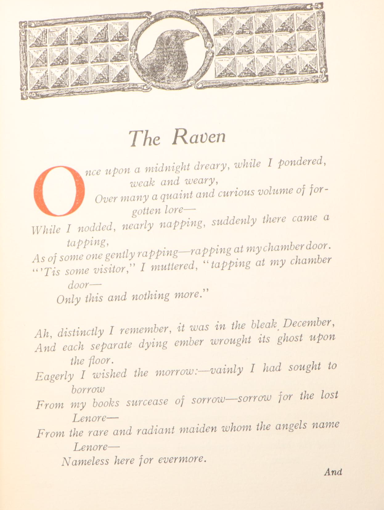 "The Raven, The Gold Bug, The Murders in the Rue Morgue" by Edgar Allan Poe