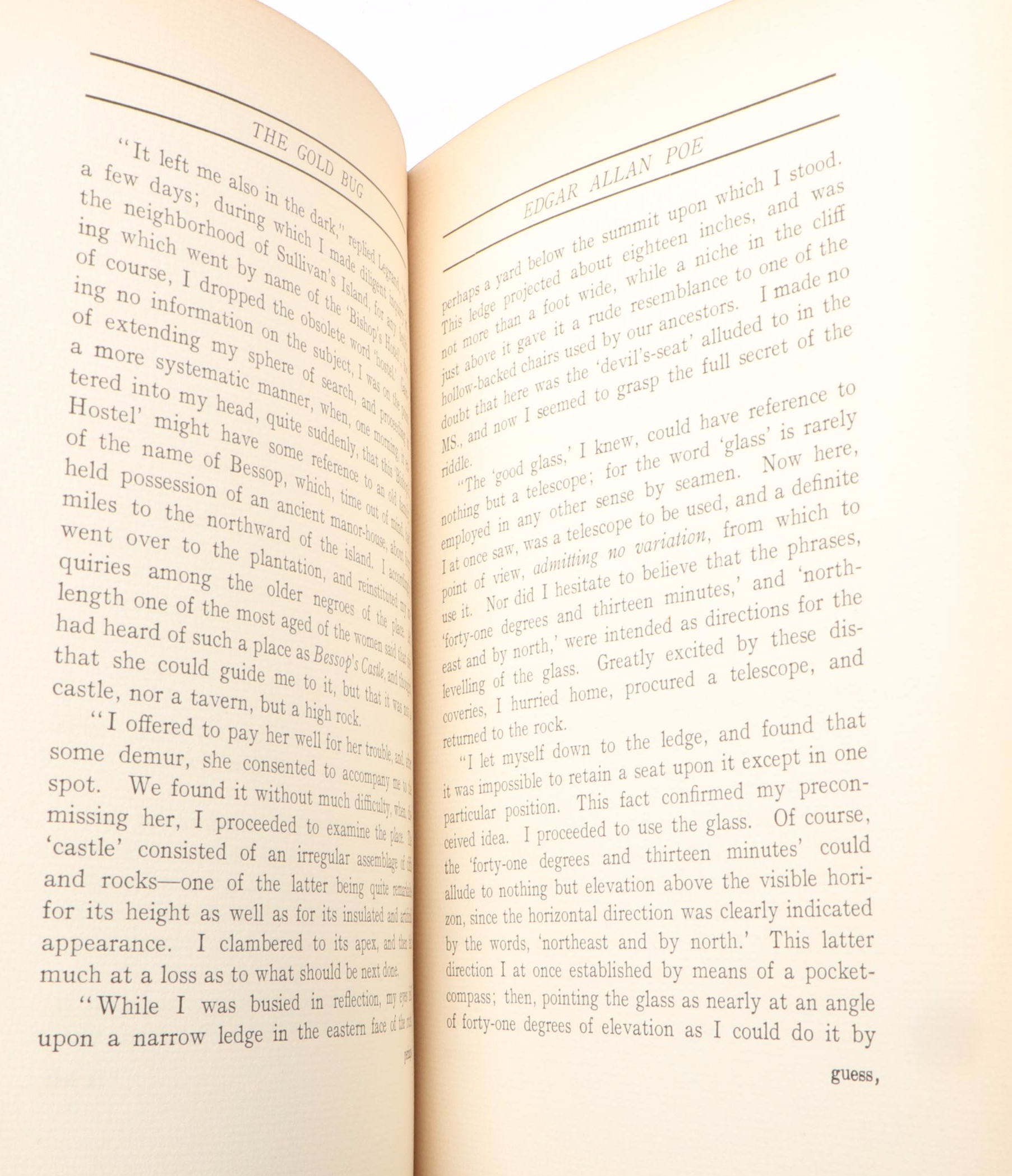 "The Raven, The Gold Bug, The Murders in the Rue Morgue" by Edgar Allan Poe