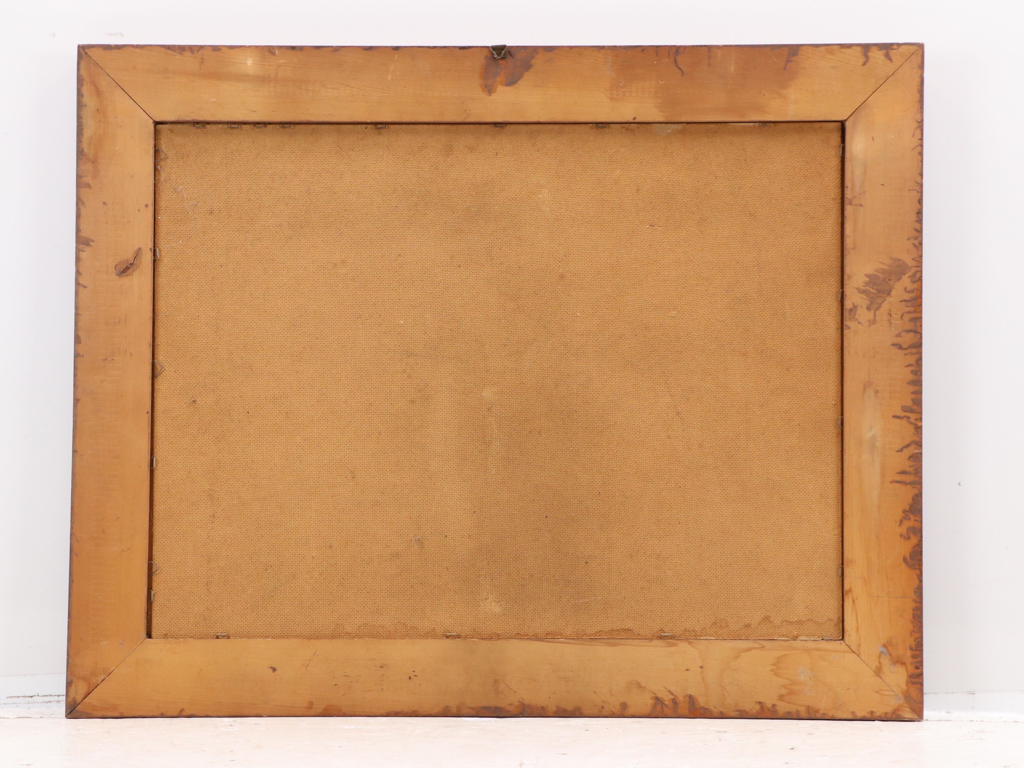 Mountainous Lake Landscape Oil Painting