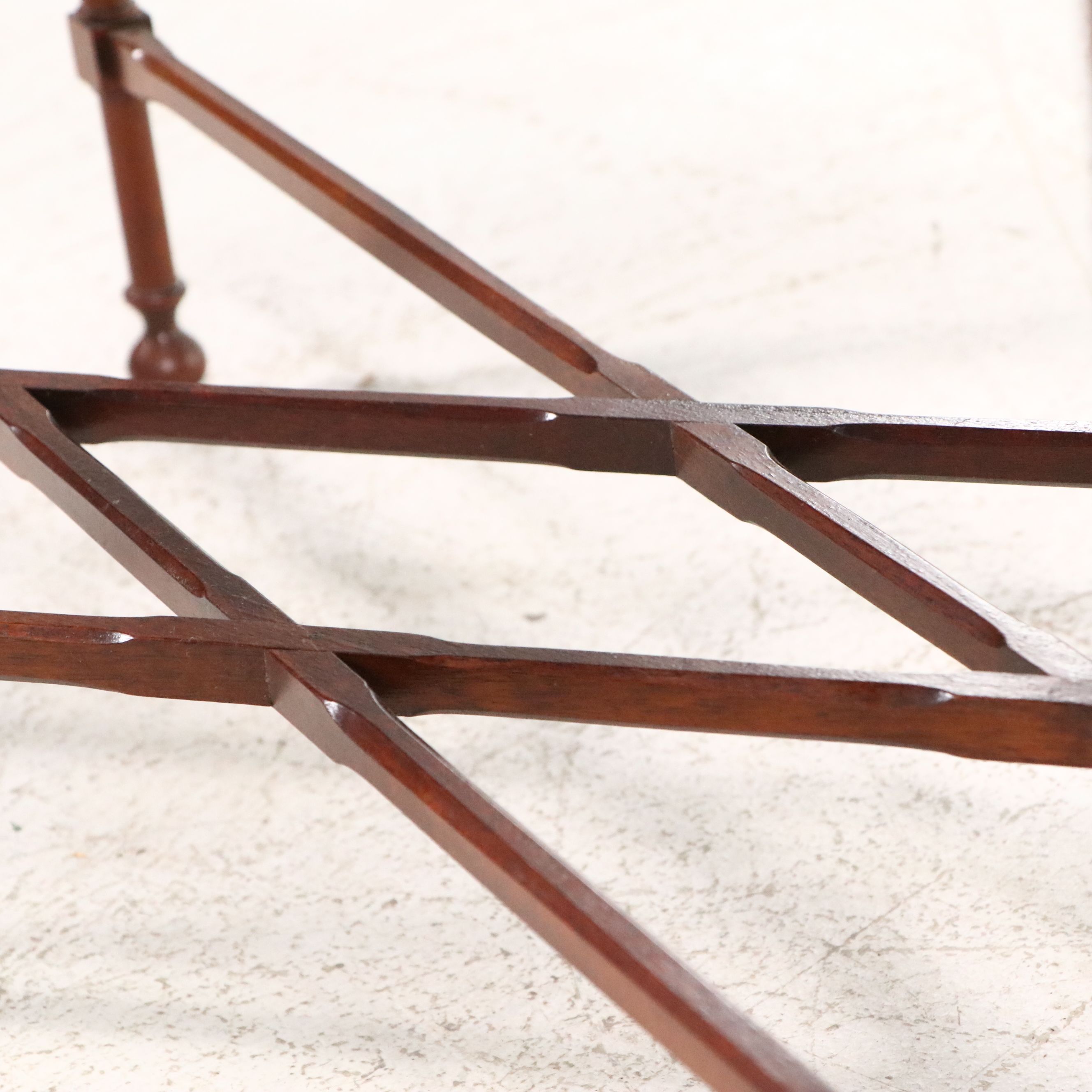 Councill Craftsmen Regency Style Inlaid Mahogany Butler's Tray Table