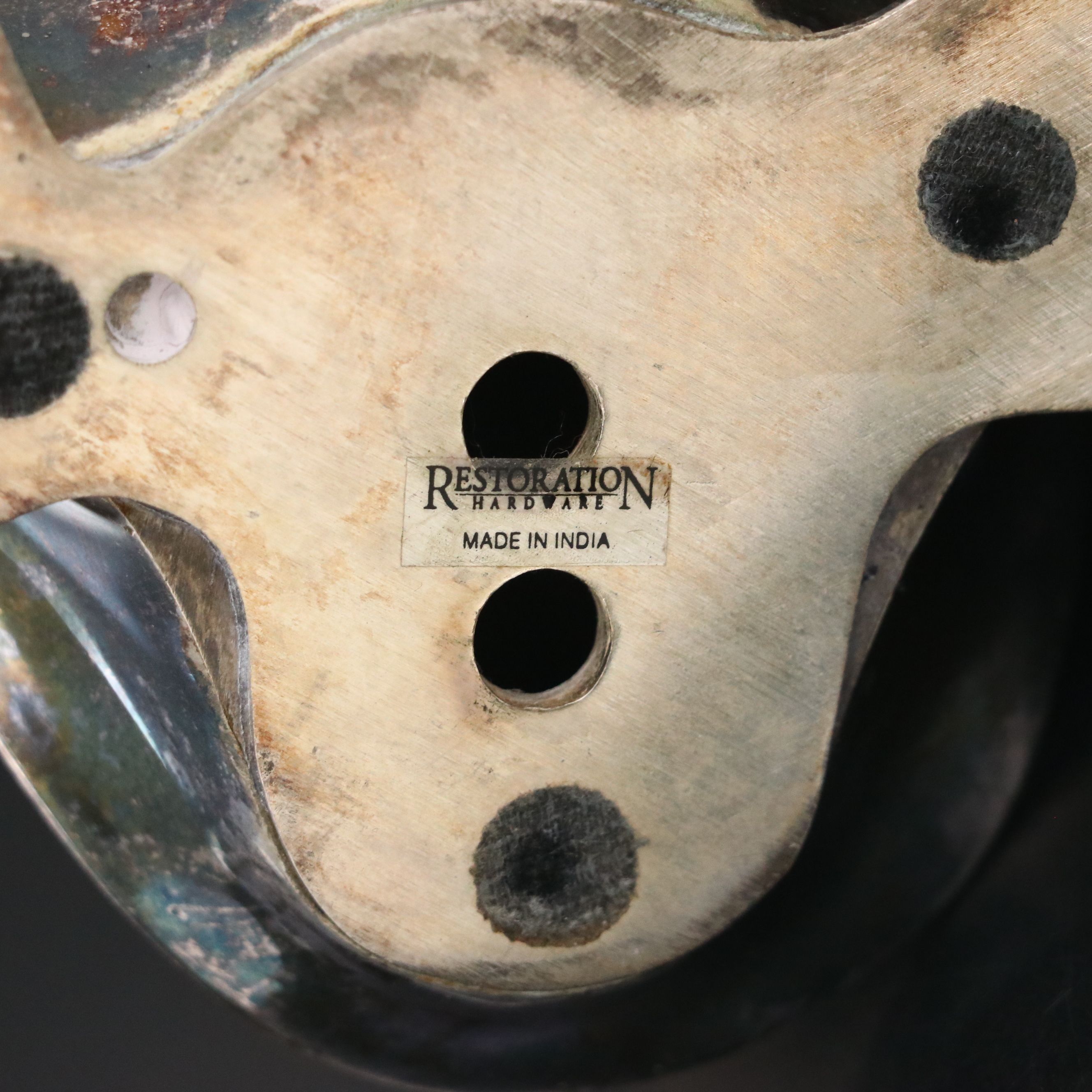 Restoration Hardware Silver Plate Penguin Candle Holders