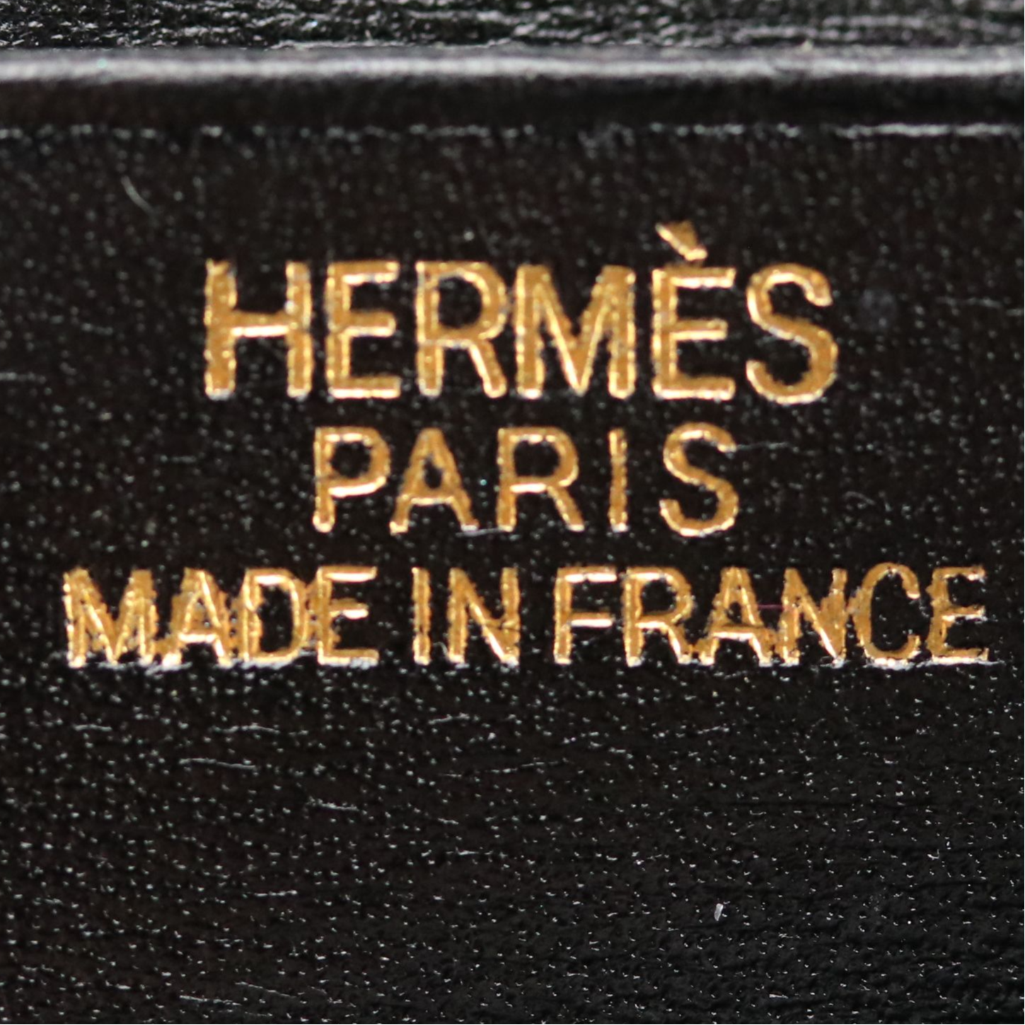 Hermès Bearn Wallet in Black Box Calf Leather, With Box