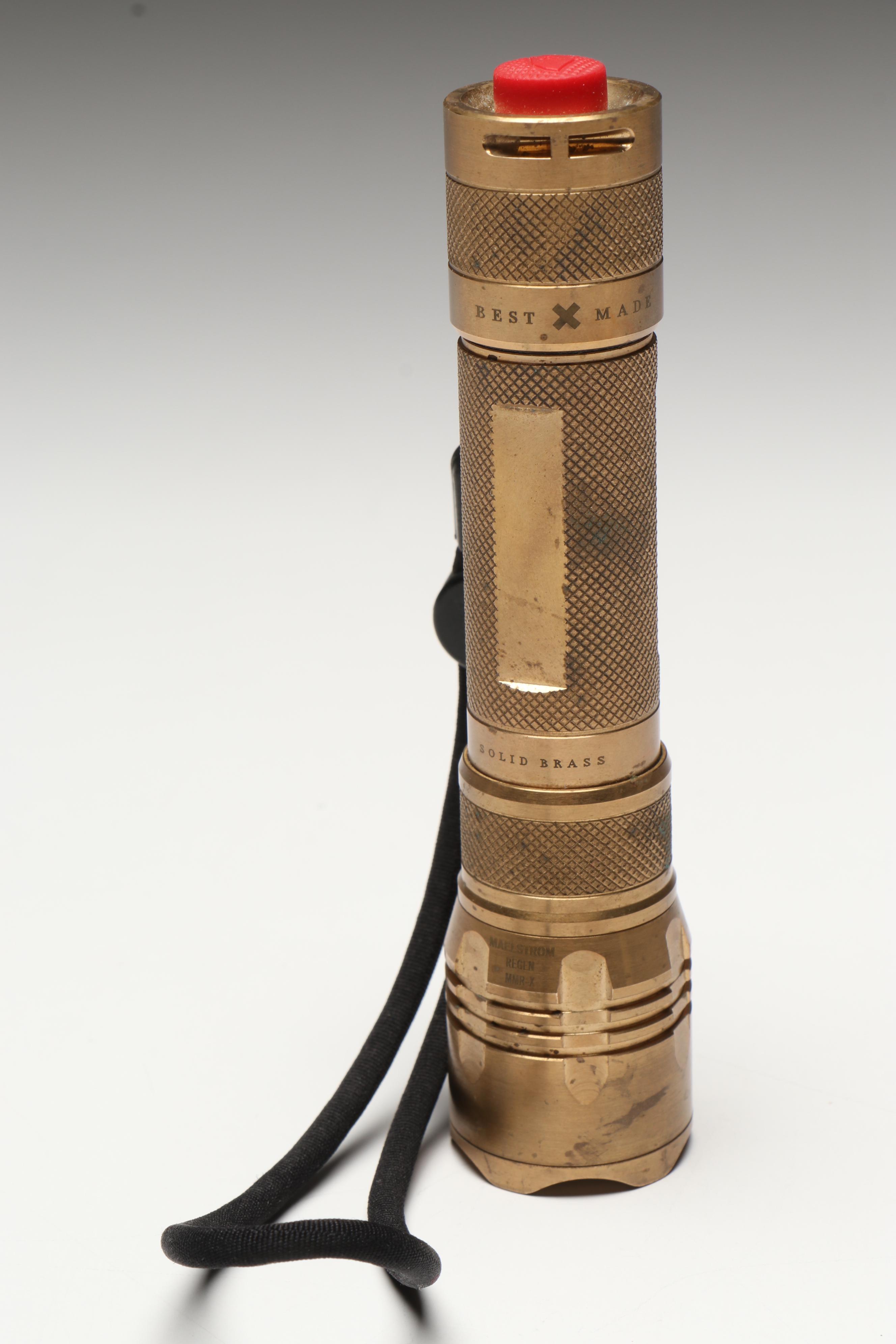 Maelstrom MMR-X Solid Brass Flashlight