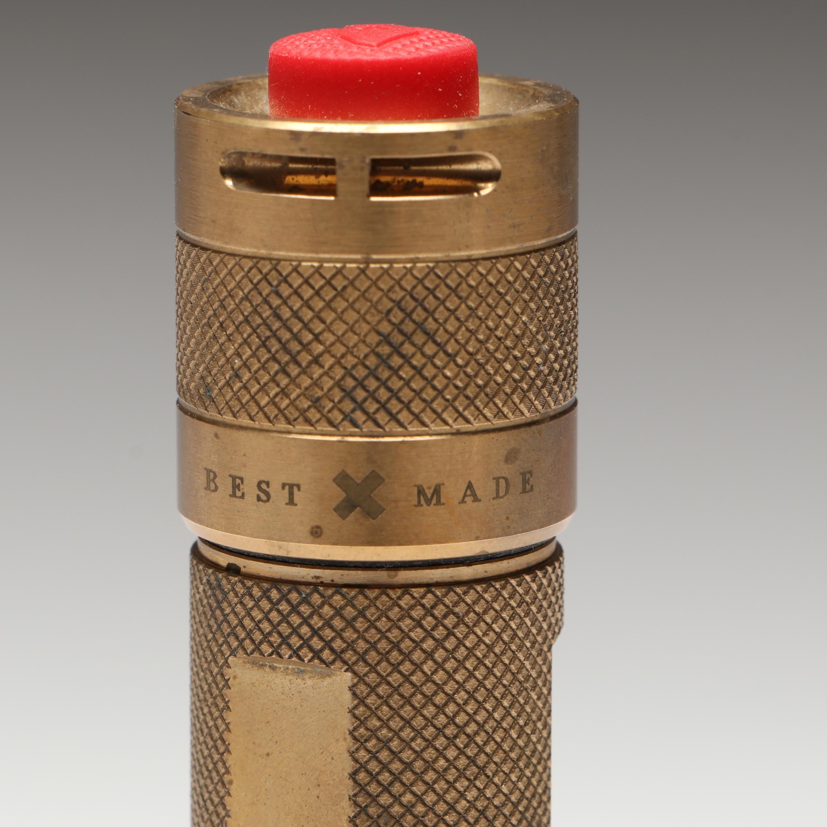 Maelstrom MMR-X Solid Brass Flashlight