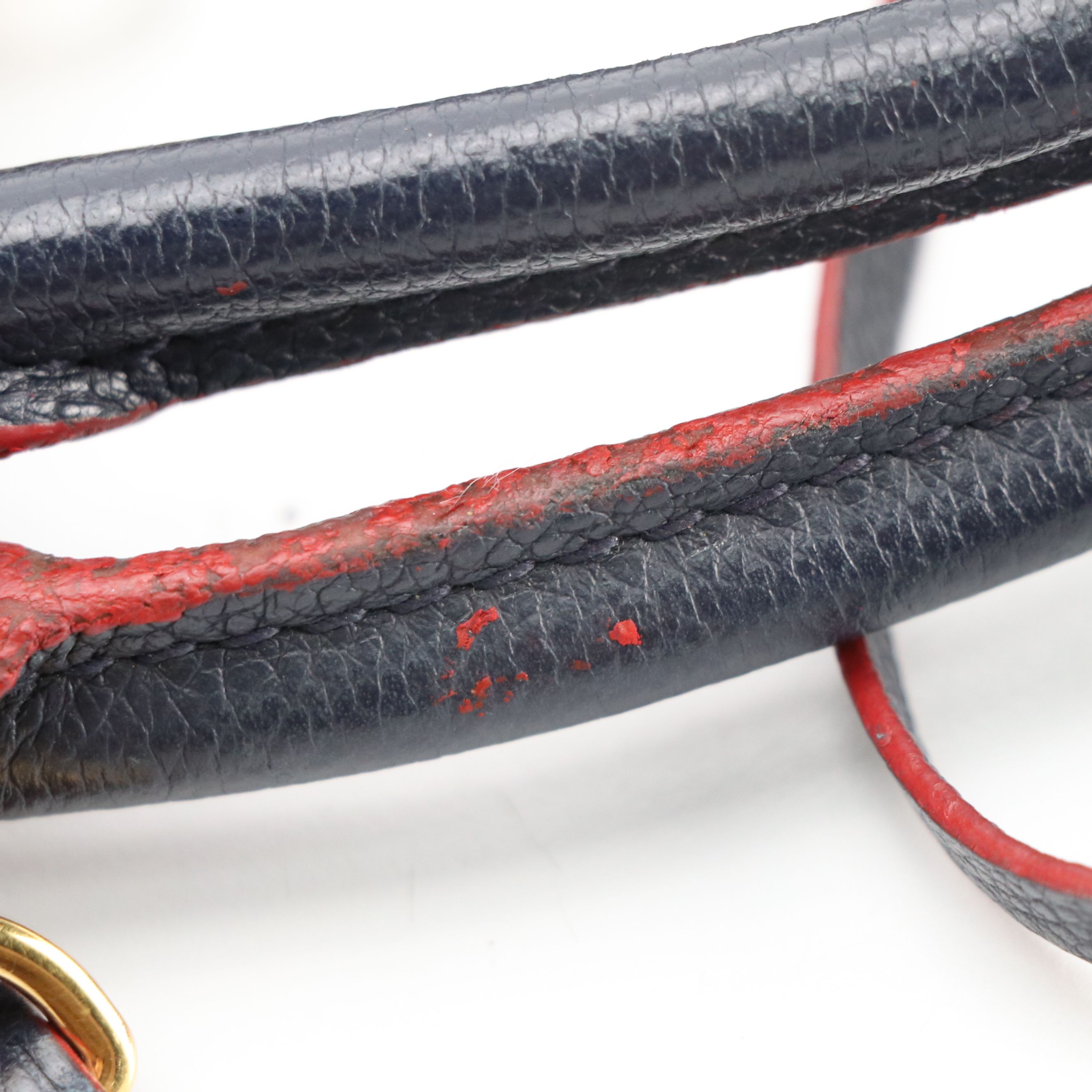 Louis Vuitton Montaigne MM Two-Way Bag in Blue Infini Monogram Empreinte Leather