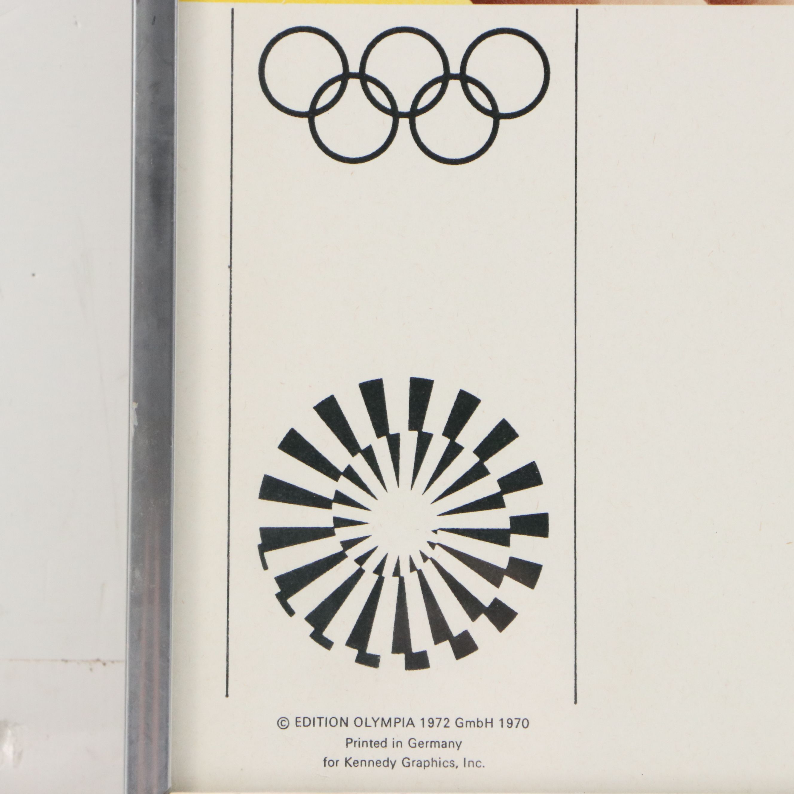 Allen Jones Serigraph Poster for Munich Olympics, 1972