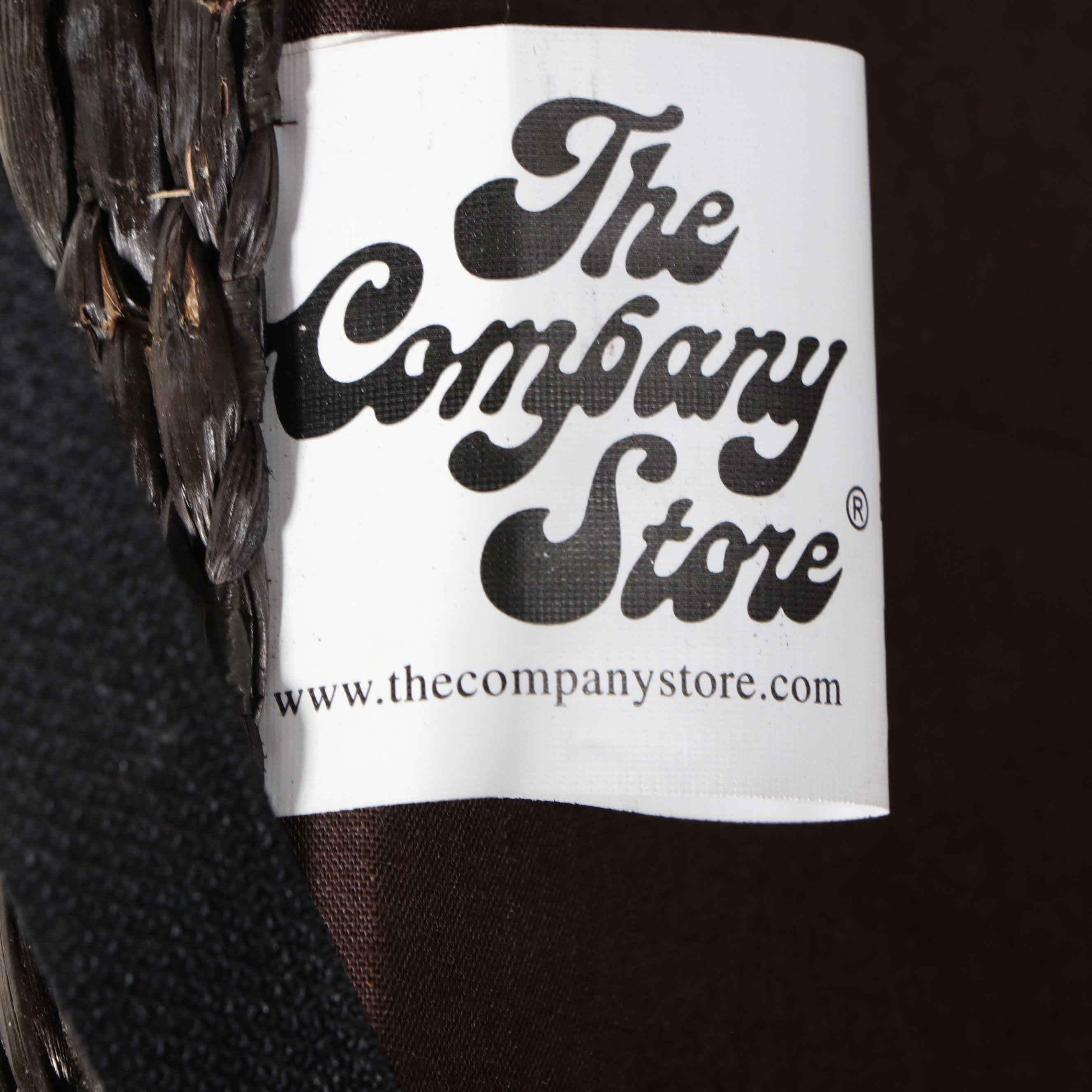 The Company Store Rattan Wicker Ottoman Footstools, Set of Three