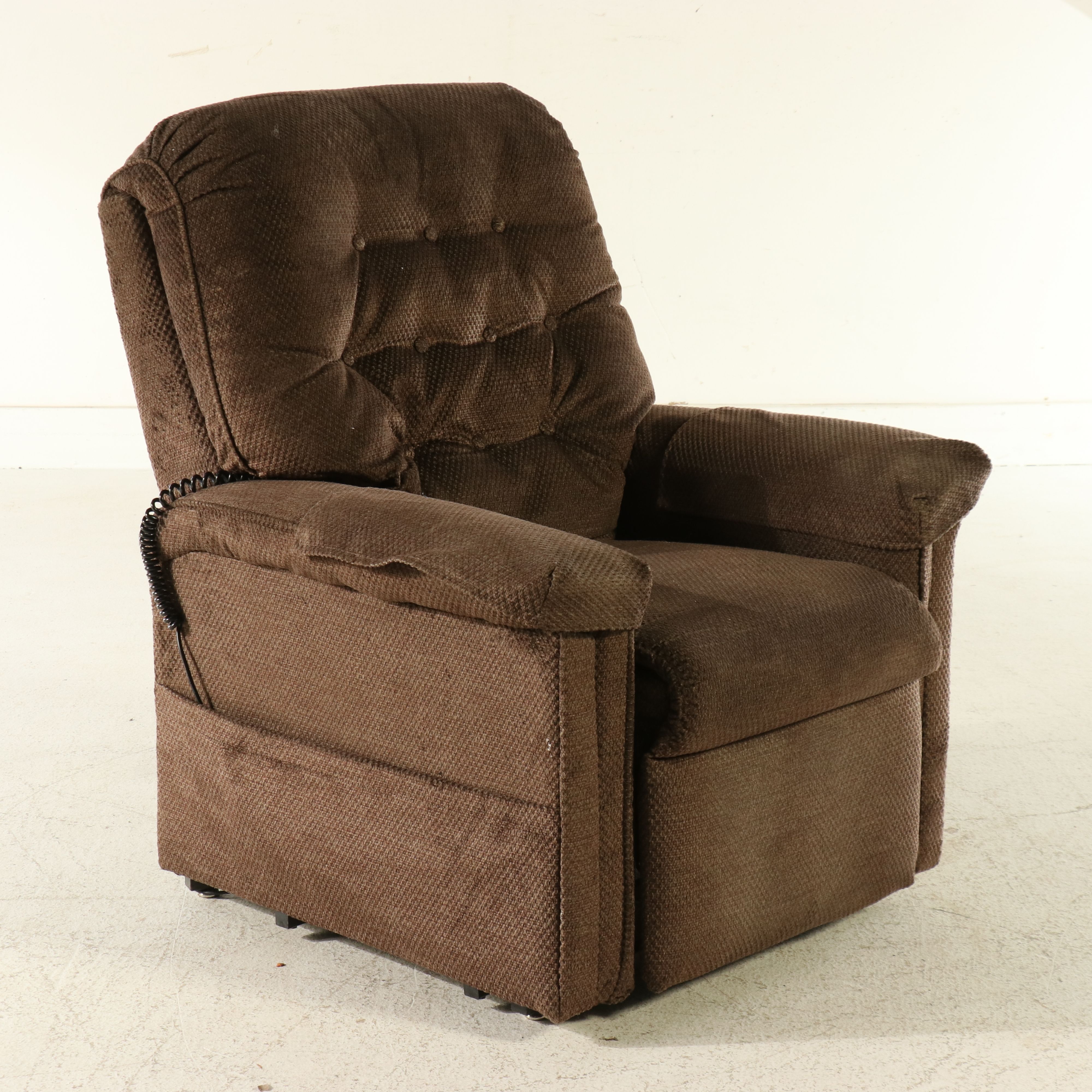 Pride Button-Tufted Electric Lift Recliner