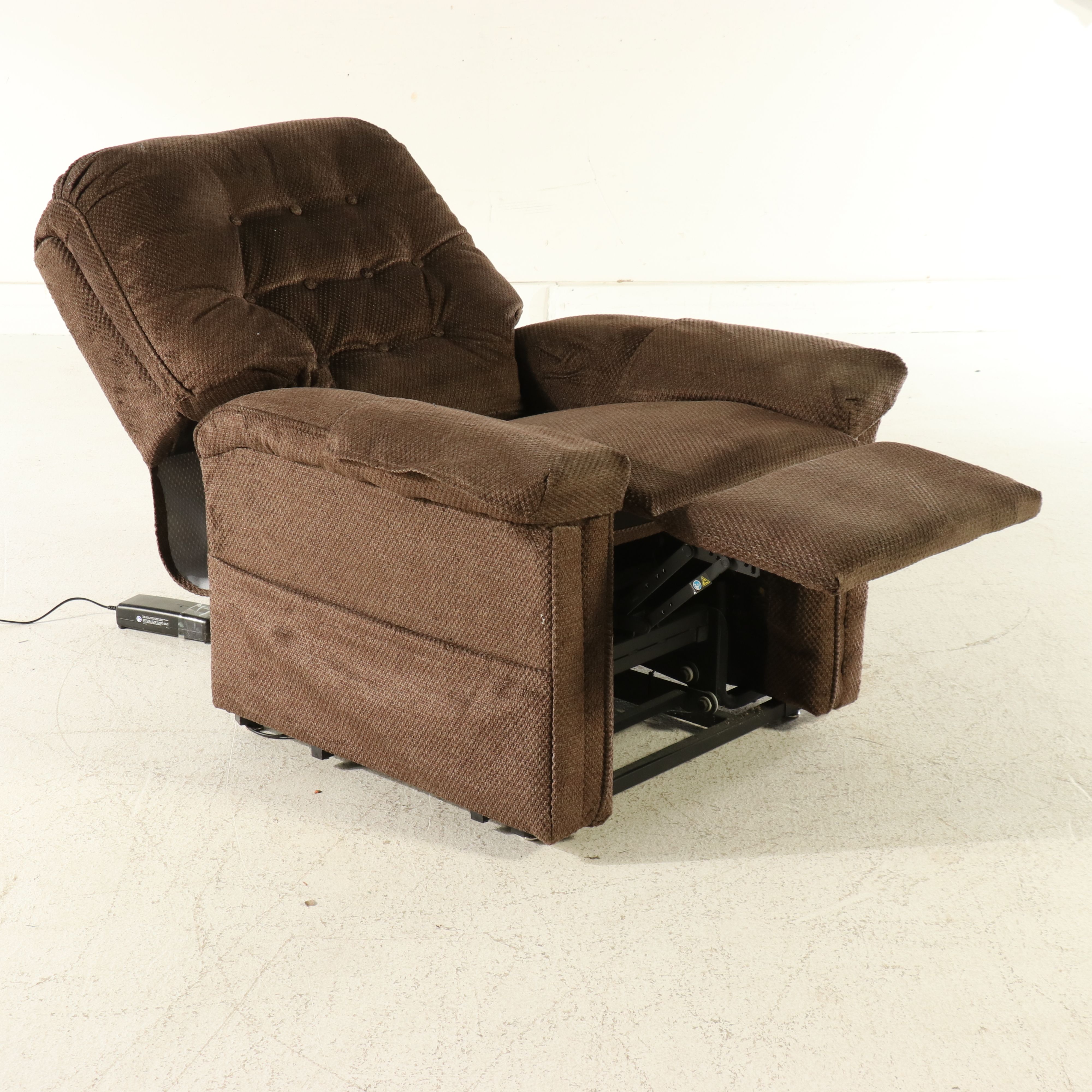 Pride Button-Tufted Electric Lift Recliner