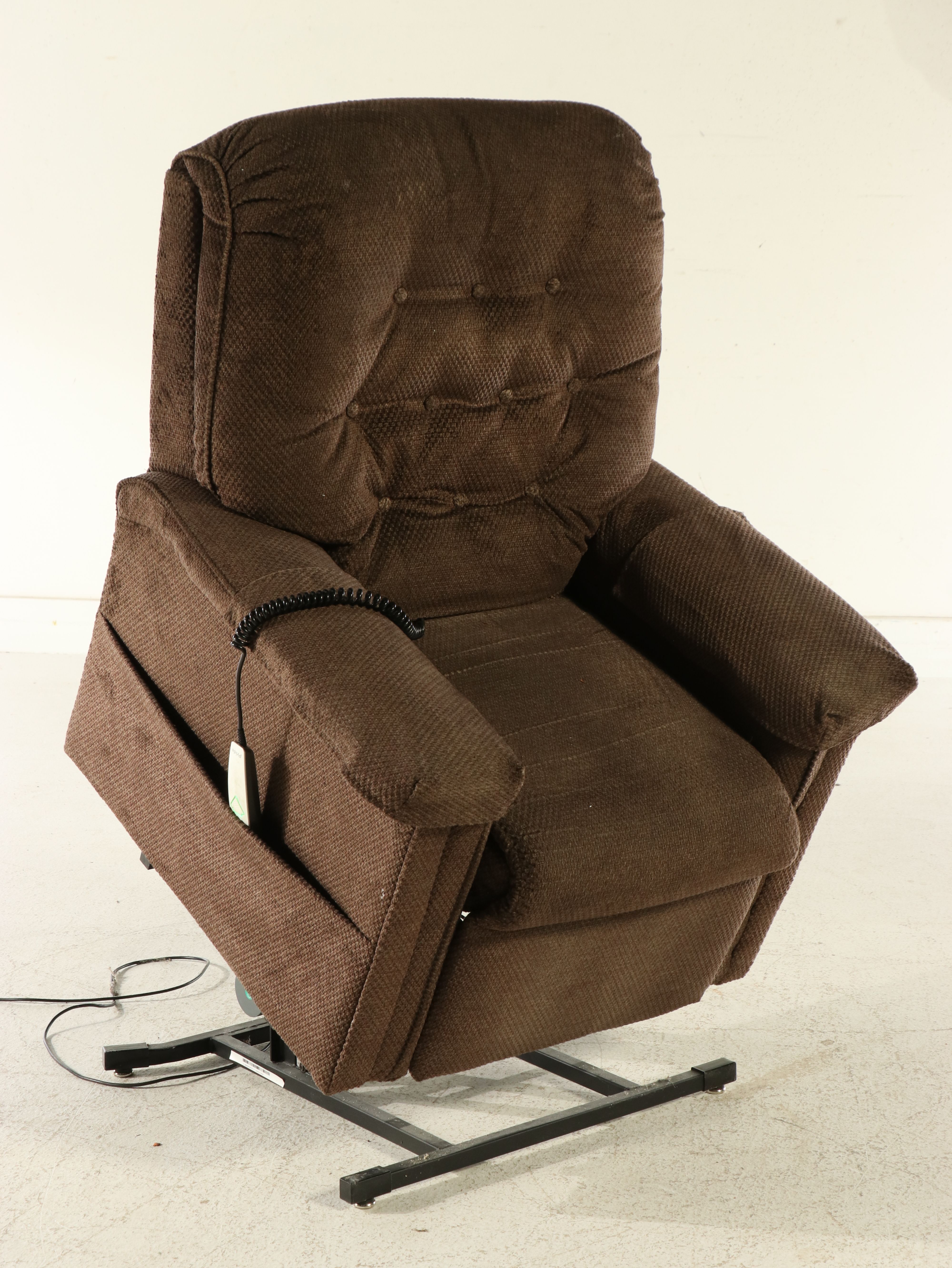 Pride Button-Tufted Electric Lift Recliner