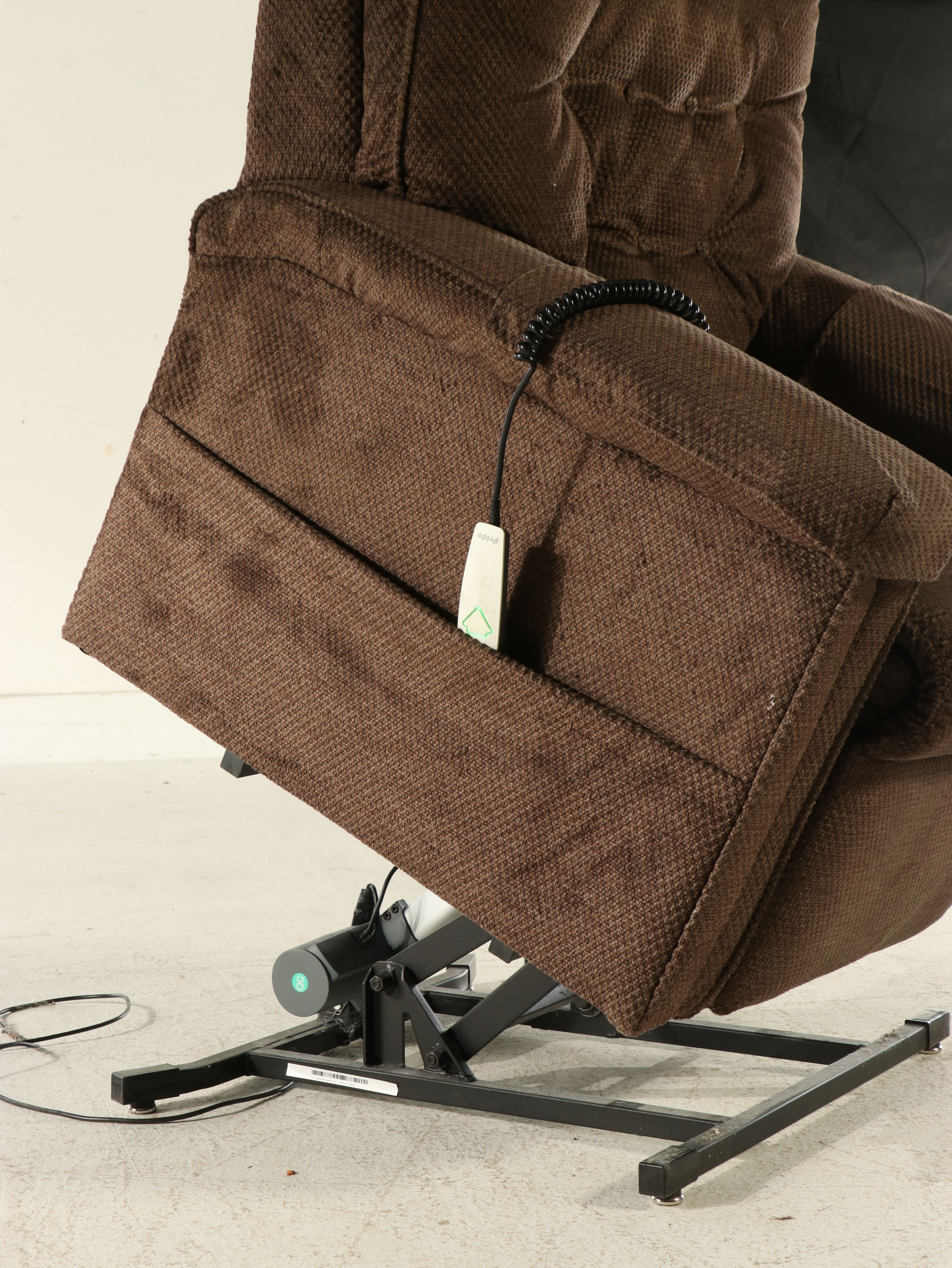 Pride Button-Tufted Electric Lift Recliner